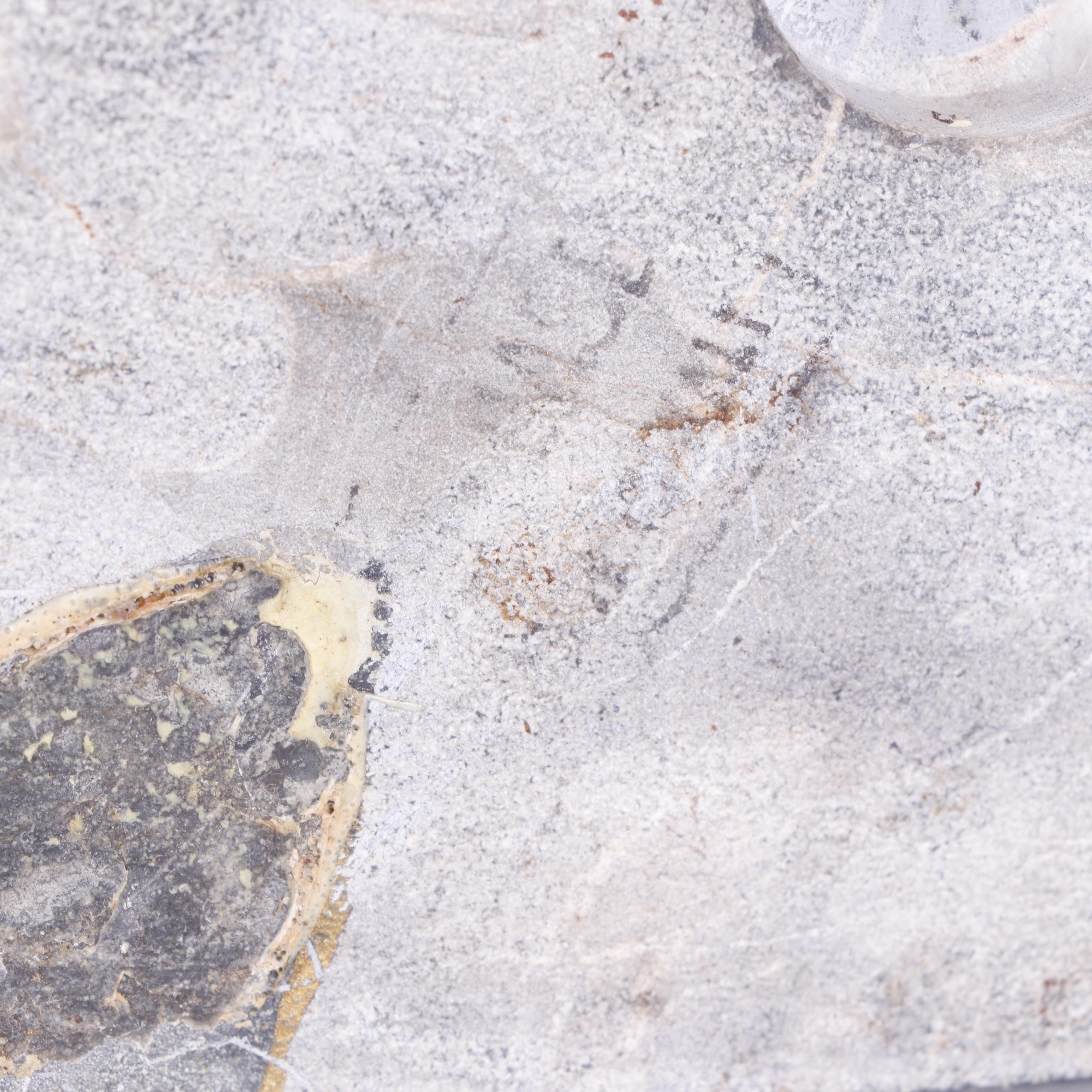 Italian Art Glass Console Lamp with Marble Base