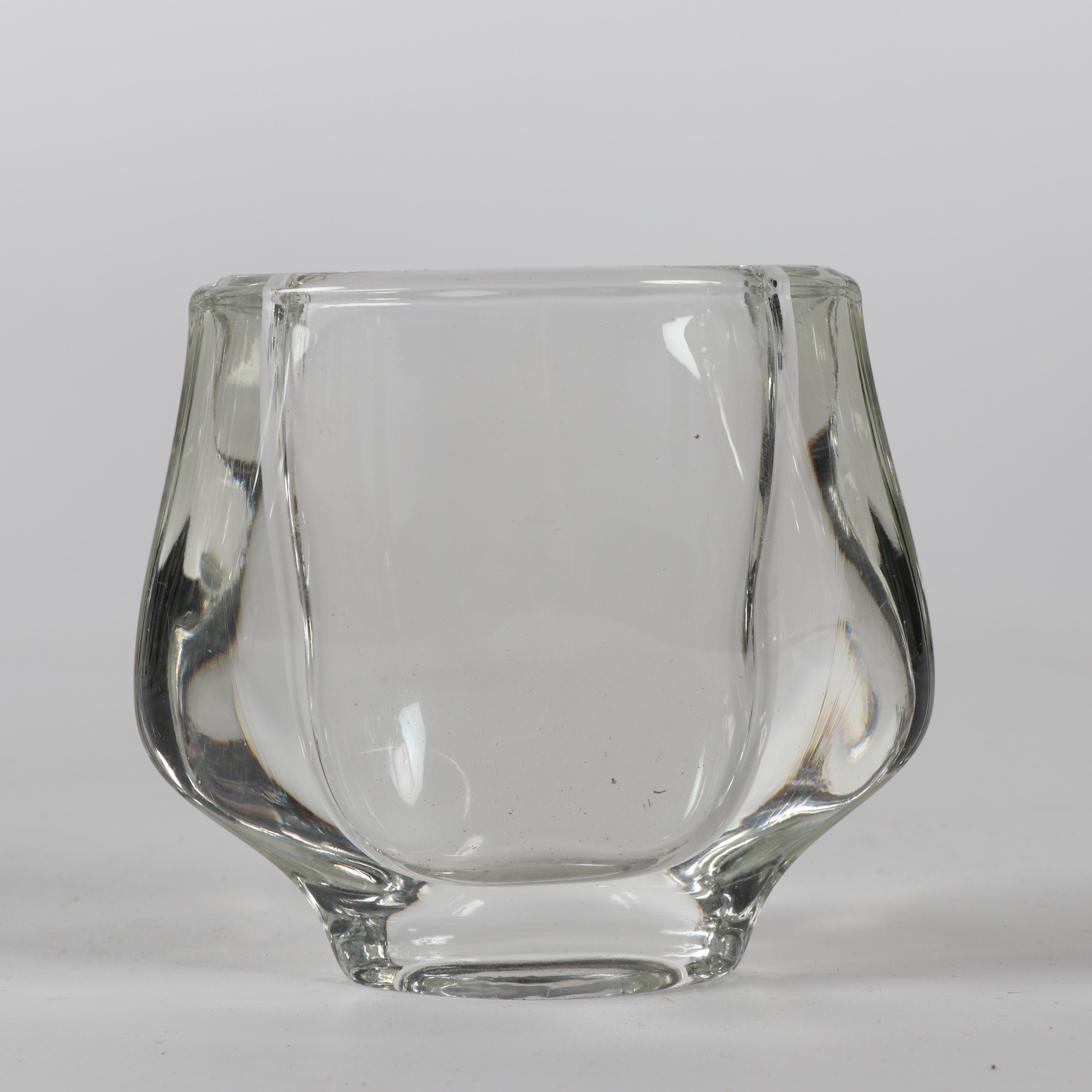 Holmegaard Style Stemware with Bubble Accented Bases
