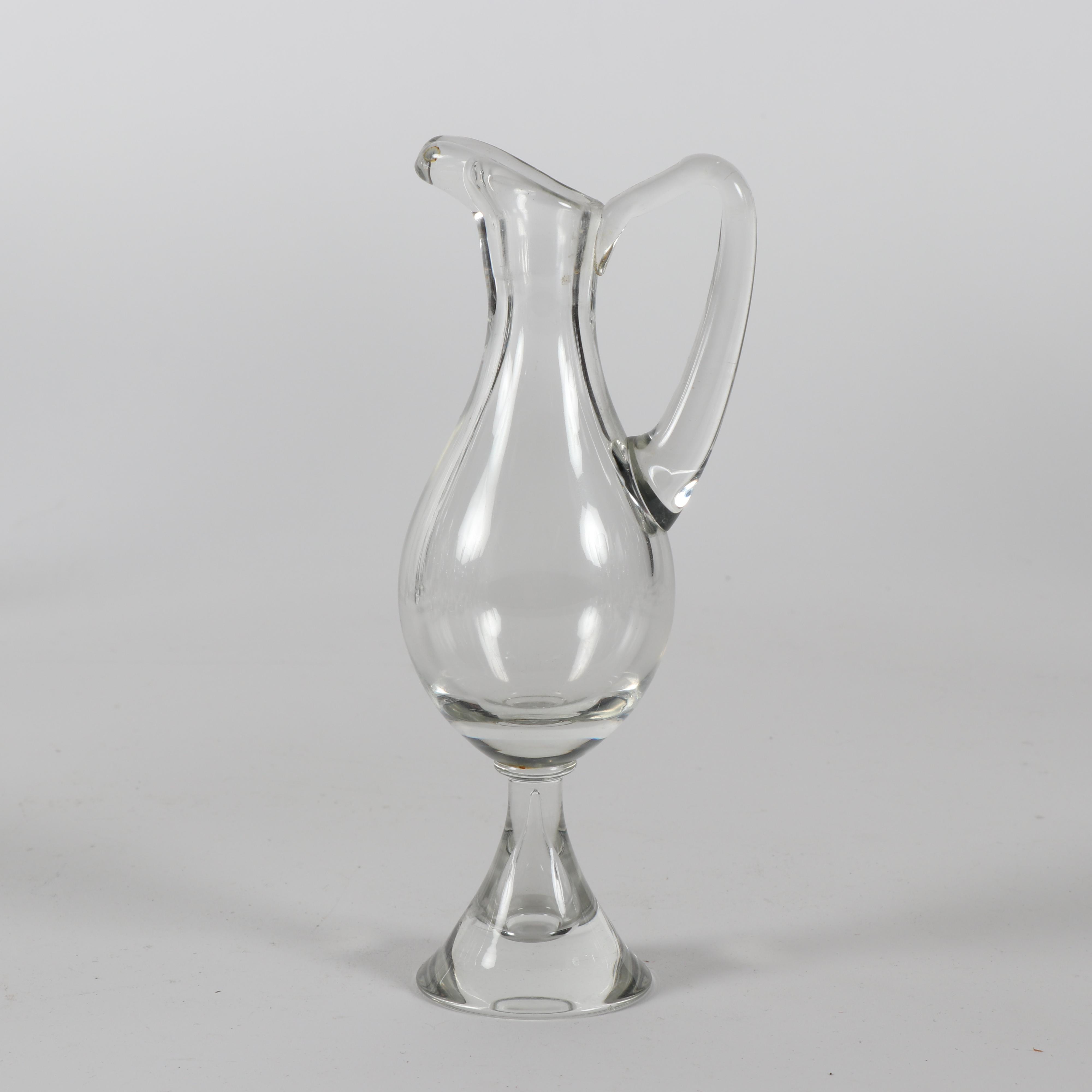 Holmegaard Style Stemware with Bubble Accented Bases
