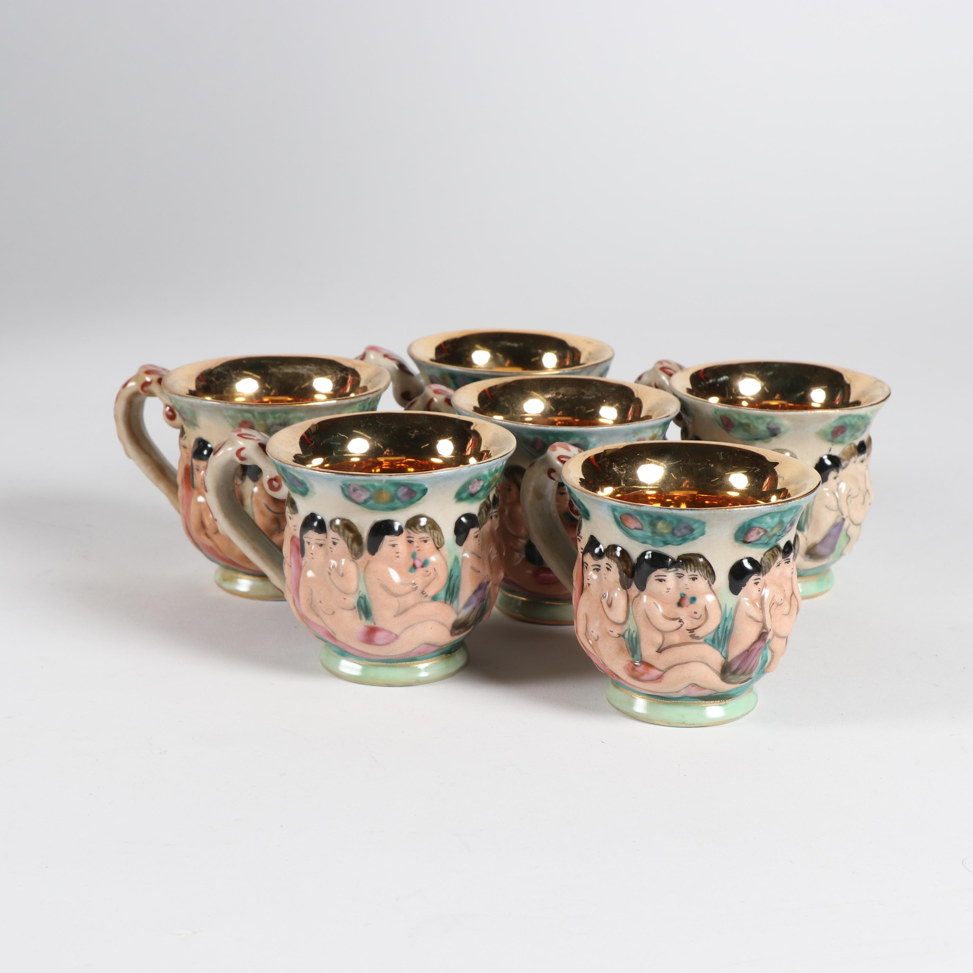 Vintage R. Capodimonte Tea Service