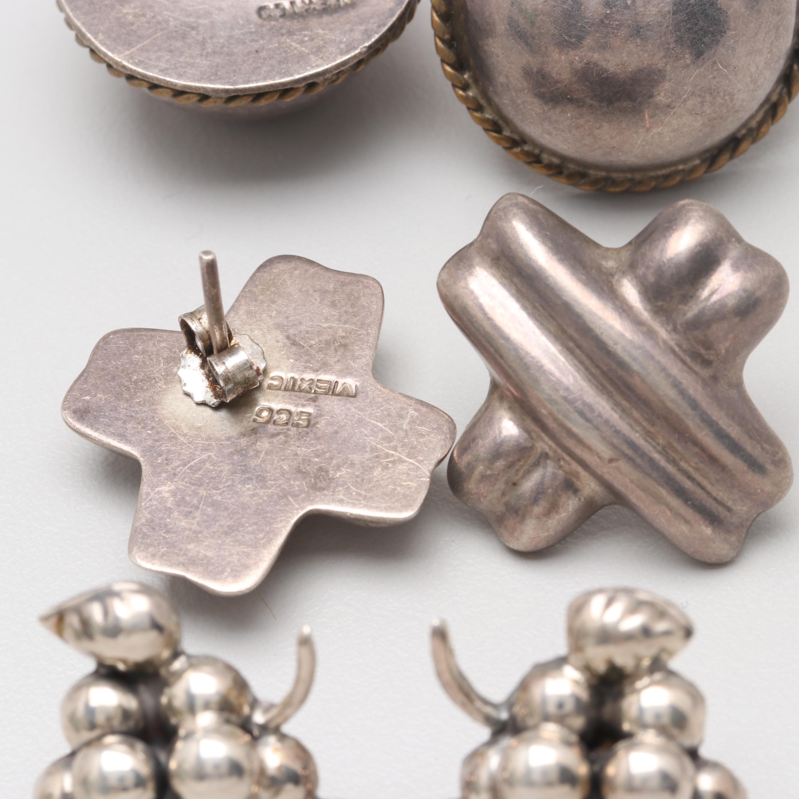 Sterling Silver Amethyst Earring Assortment