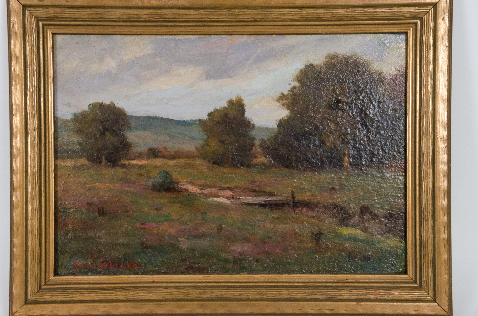 Carl Weller Landscape Oil Painting