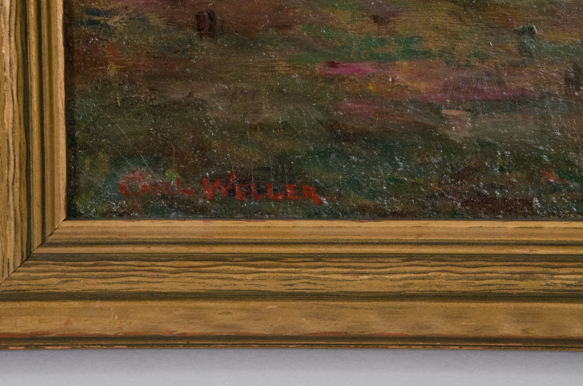 Carl Weller Landscape Oil Painting