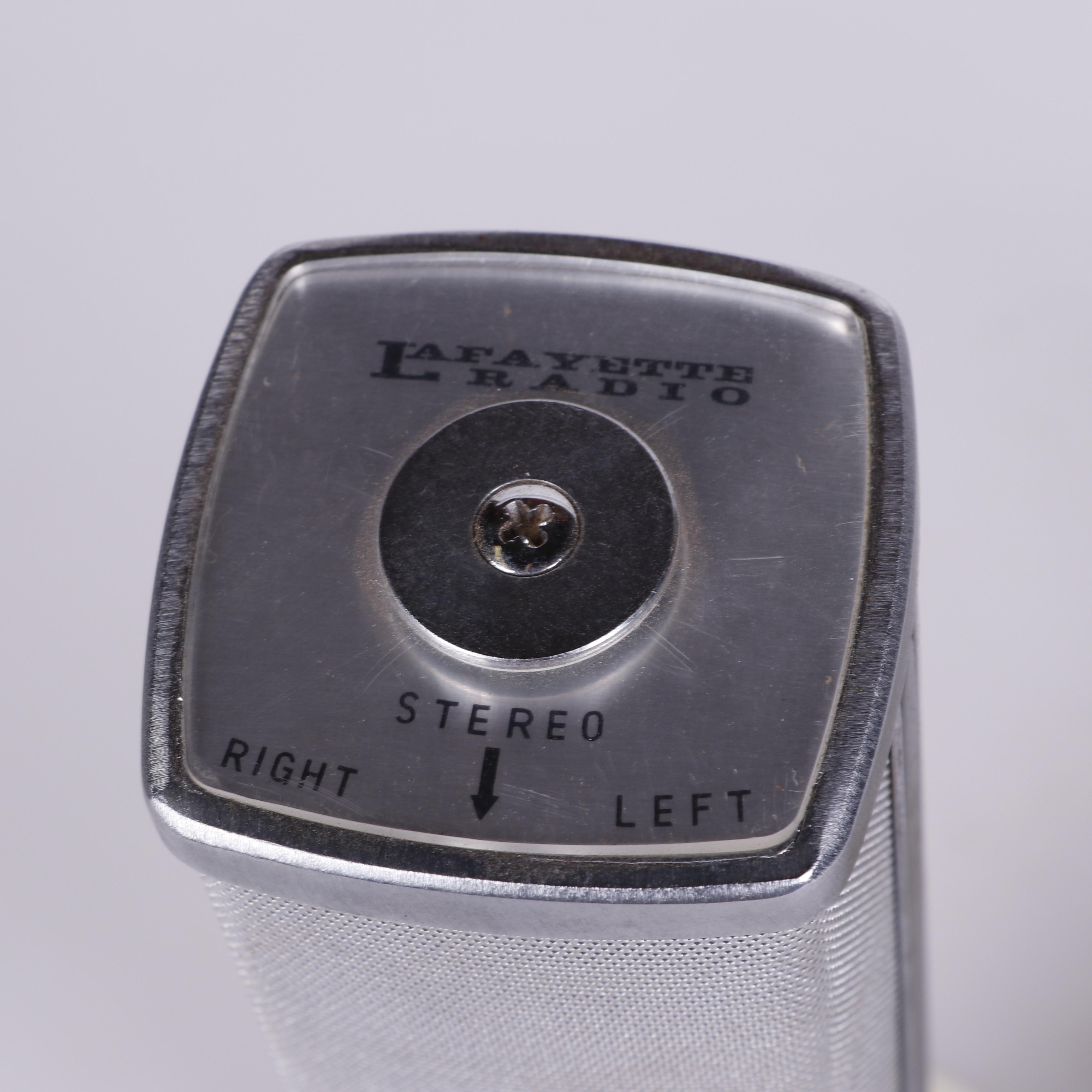 Lafayette Radio and Electro-Voice 660 Dynamic SuperCardioid Microphones