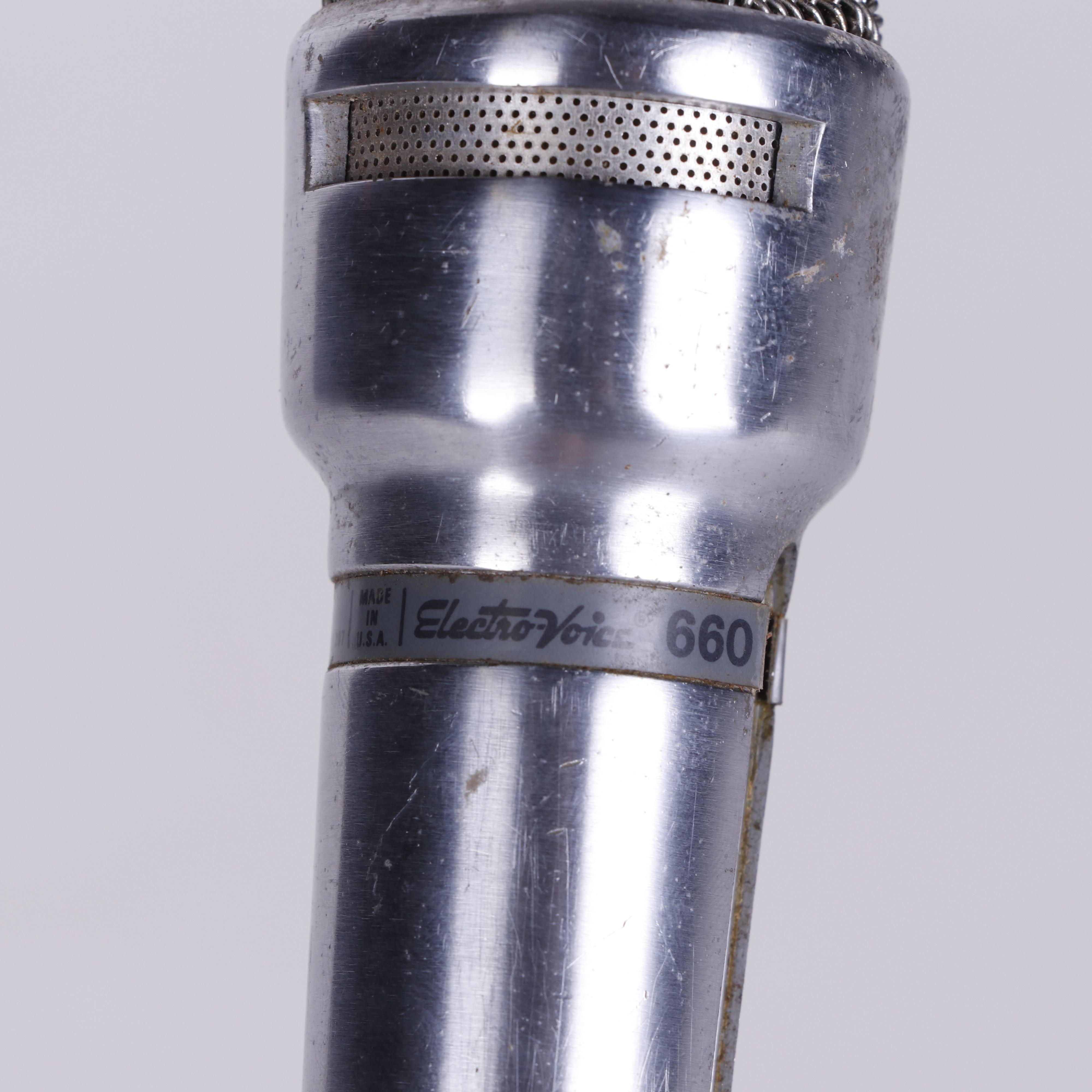 Lafayette Radio and Electro-Voice 660 Dynamic SuperCardioid Microphones