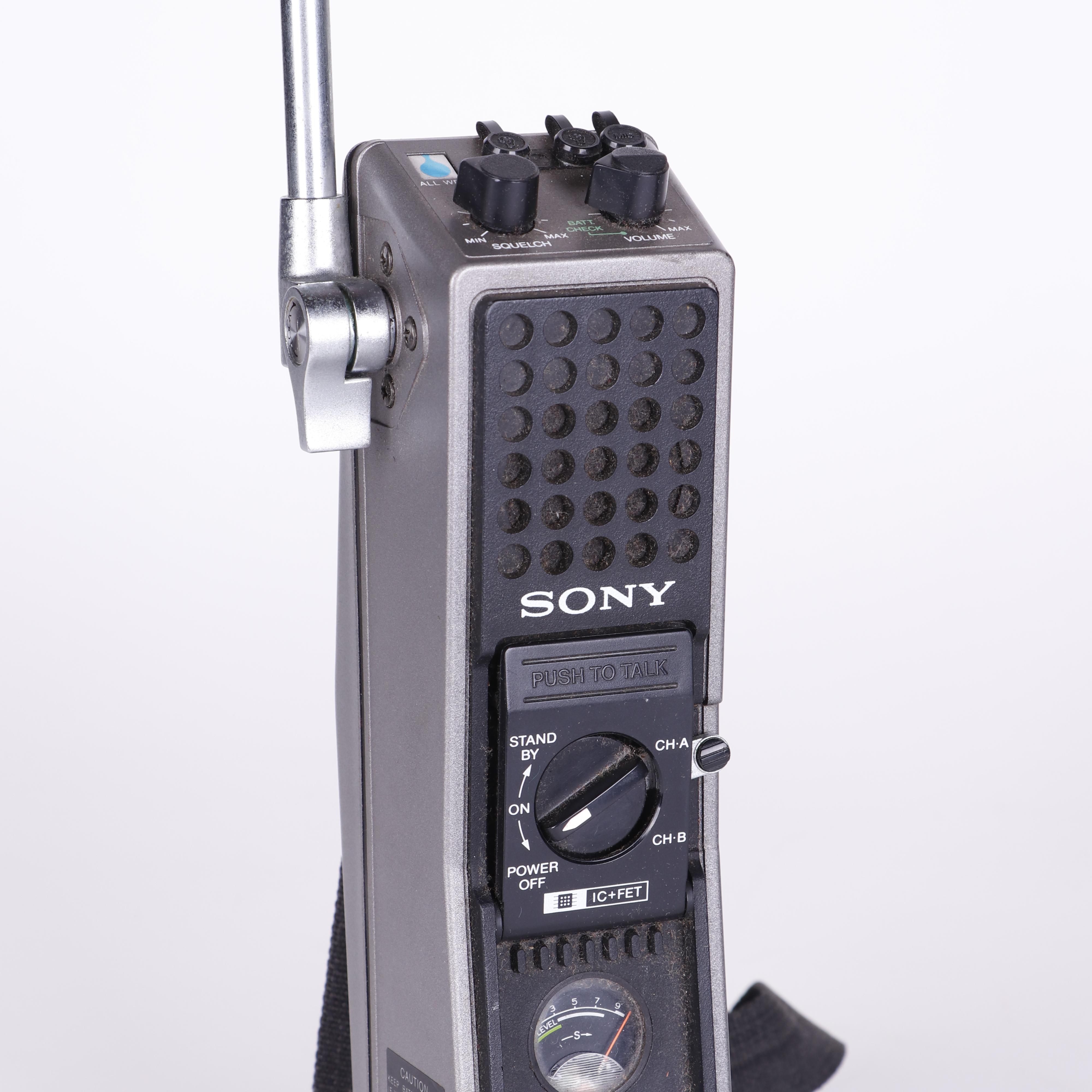 Sony ICB-1000W Short Wave Walkie-Talkies, 1974