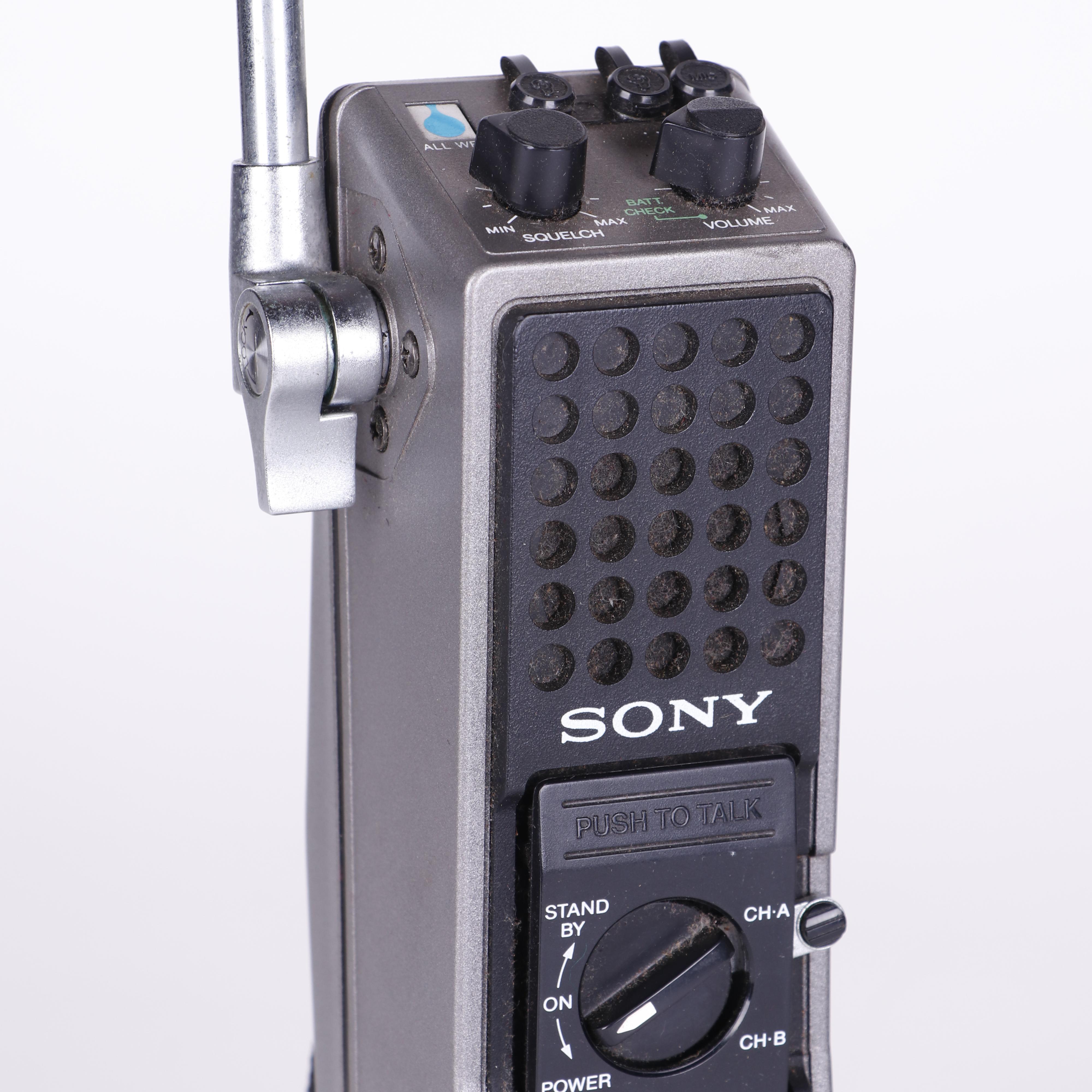 Sony ICB-1000W Short Wave Walkie-Talkies, 1974