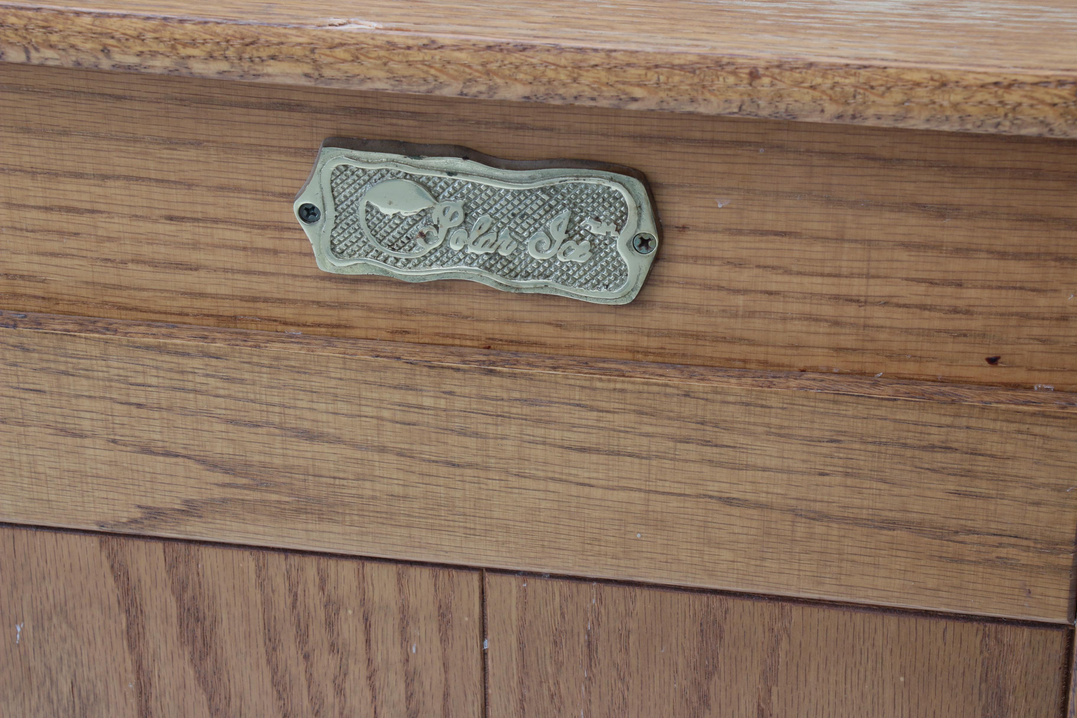 Oak Ice Box Style Cabinet by Polar, Late 20th Century