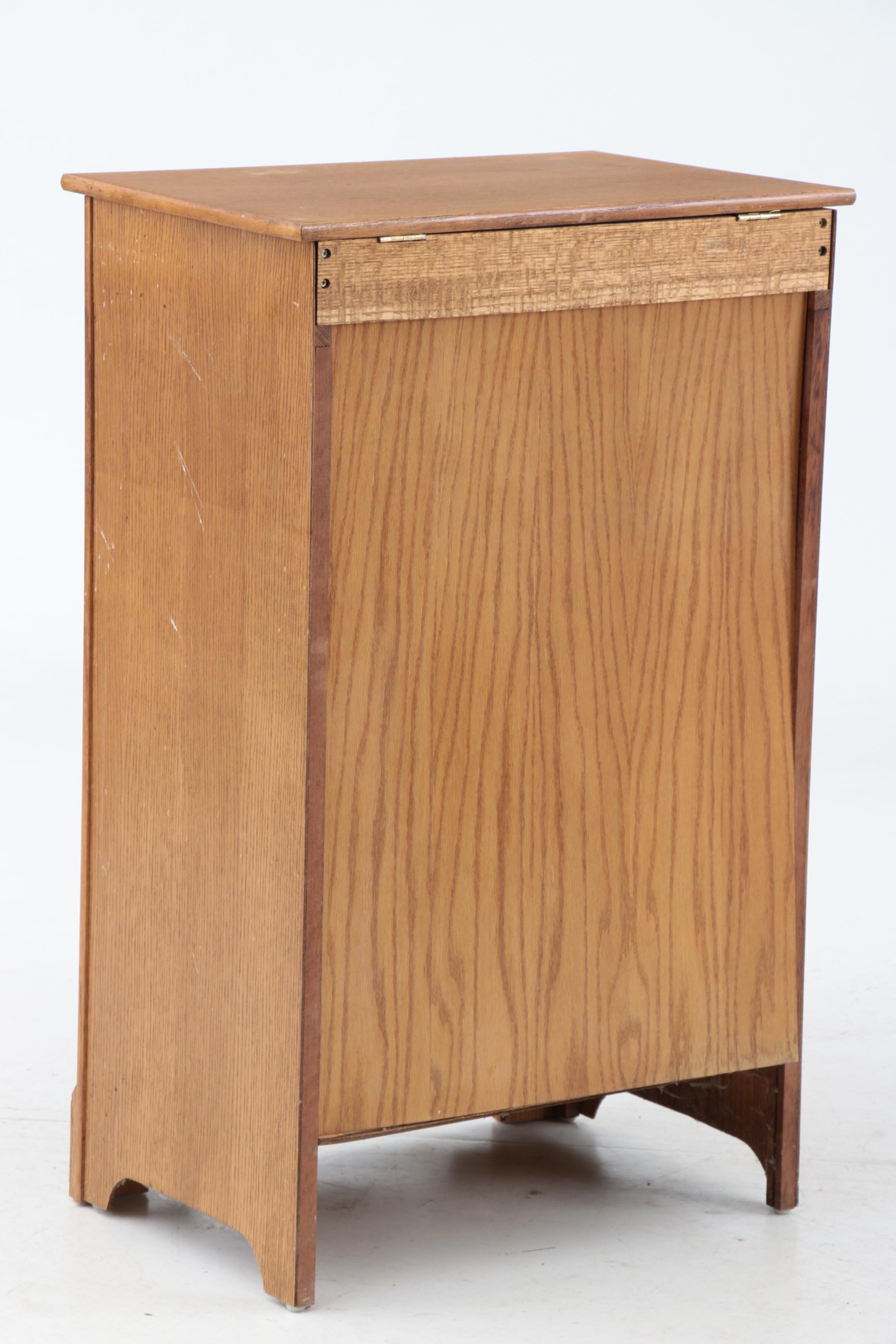 Oak Ice Box Style Cabinet by Polar, Late 20th Century