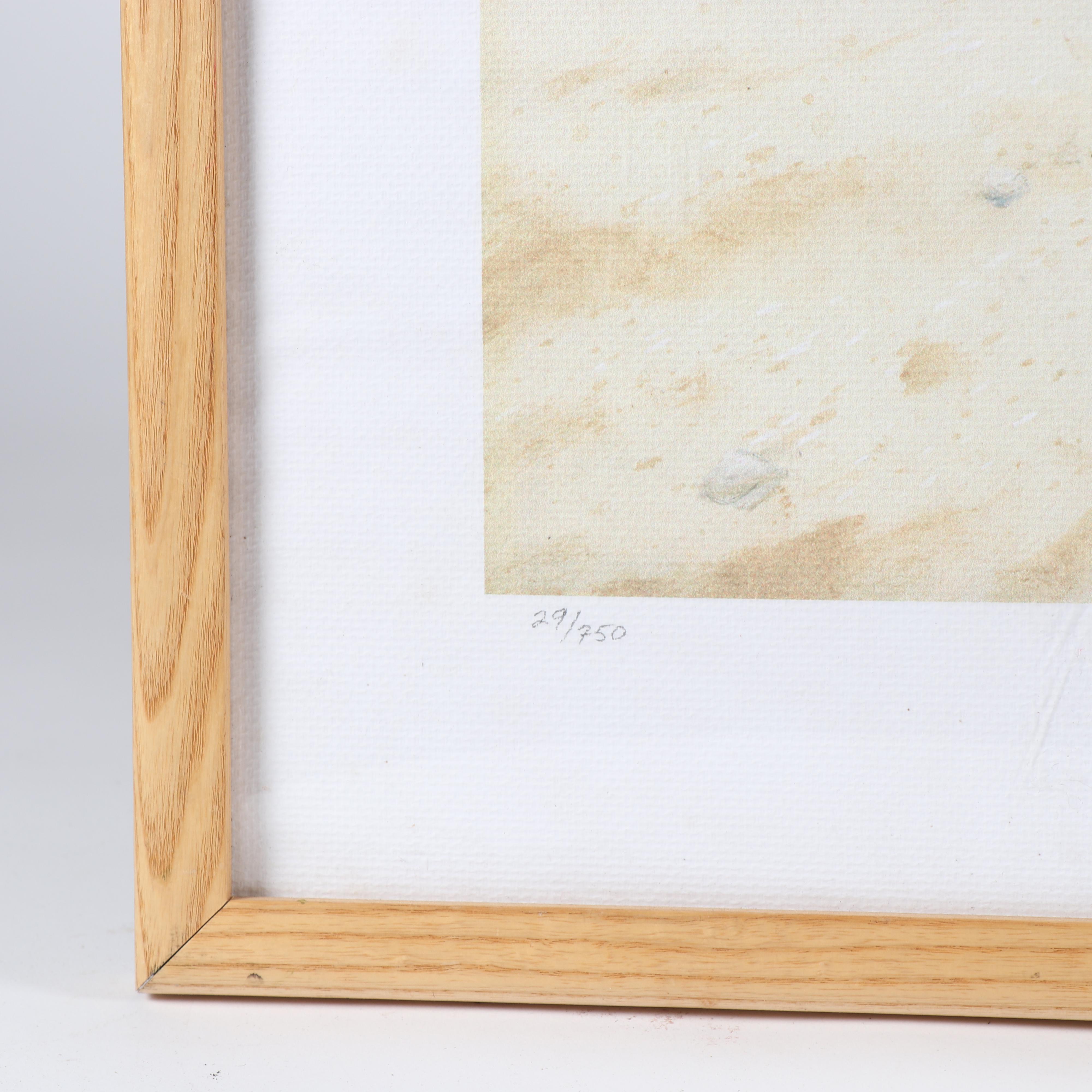 Henry Koehler Lithograph "The Bathing Corp. of Southampton"