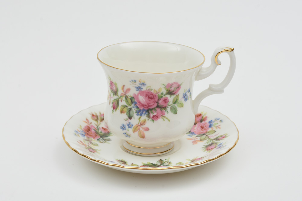 Various Vintage Bone China and Porcelain Tea Cups and Saucers