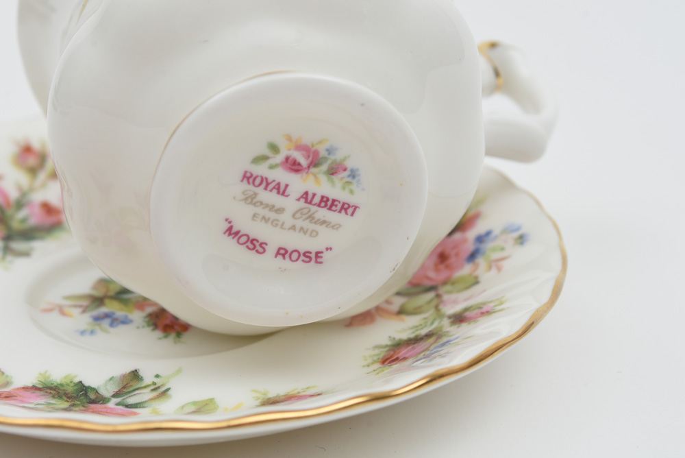 Various Vintage Bone China and Porcelain Tea Cups and Saucers