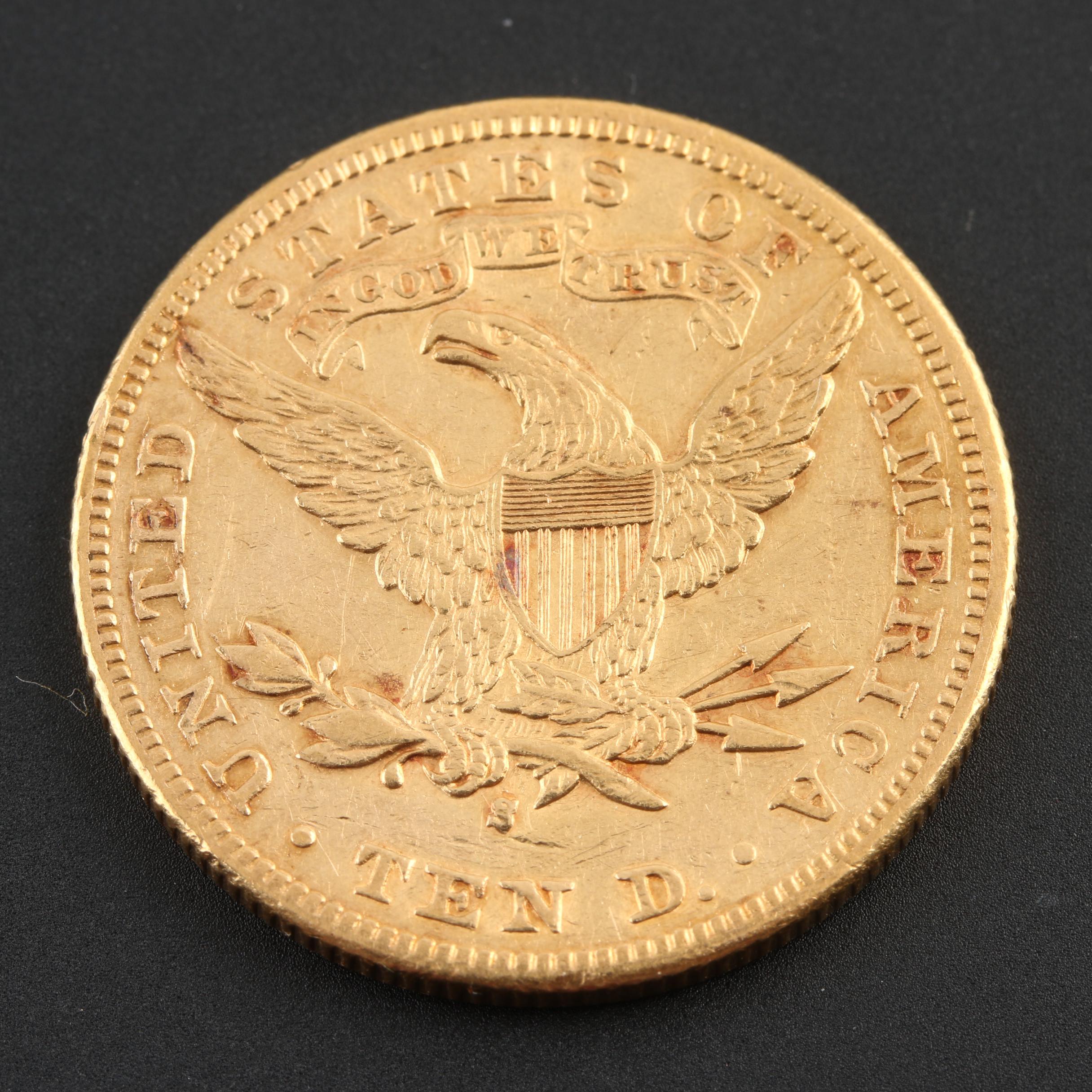 1899-S Liberty Head $10 Gold Eagle Coin