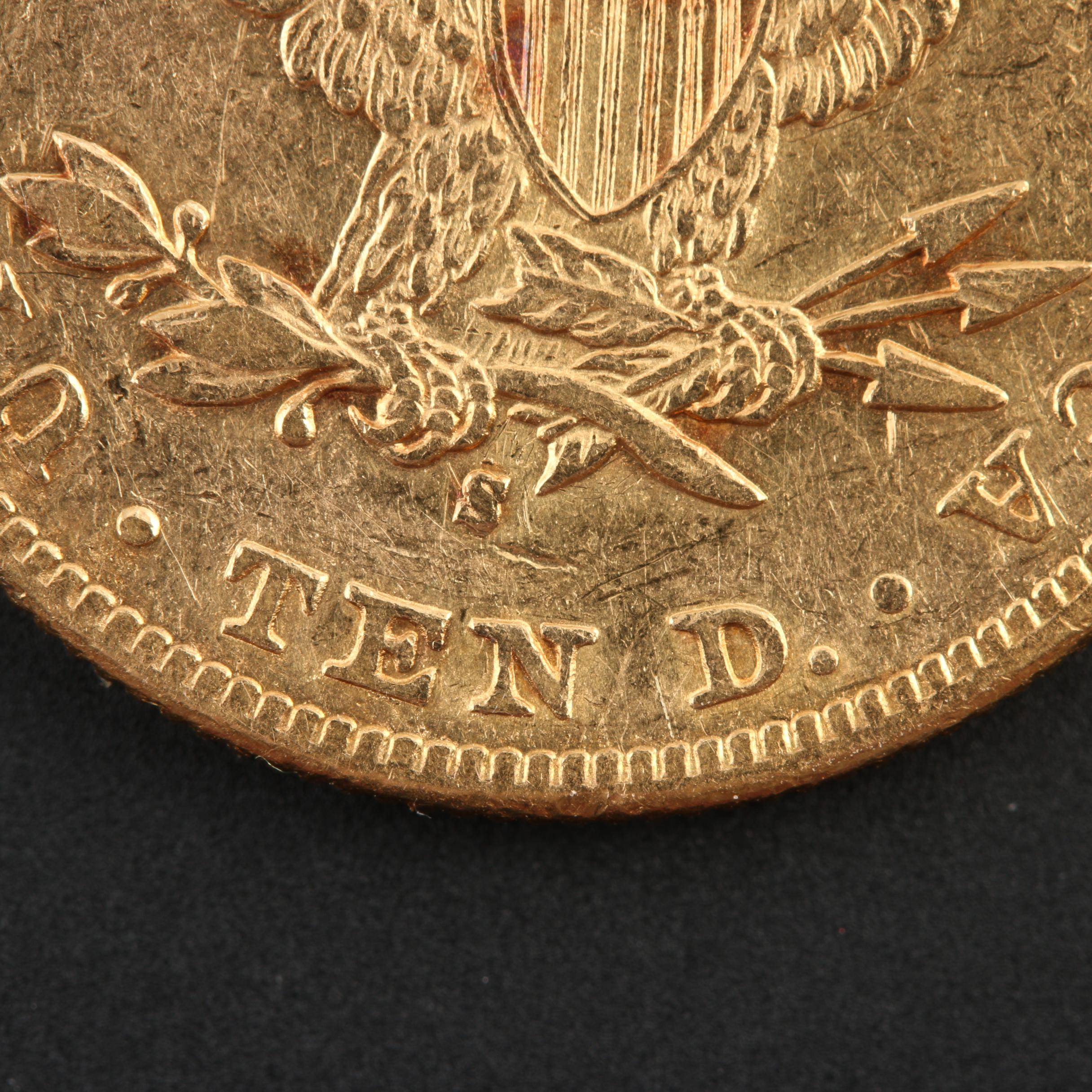 1899-S Liberty Head $10 Gold Eagle Coin