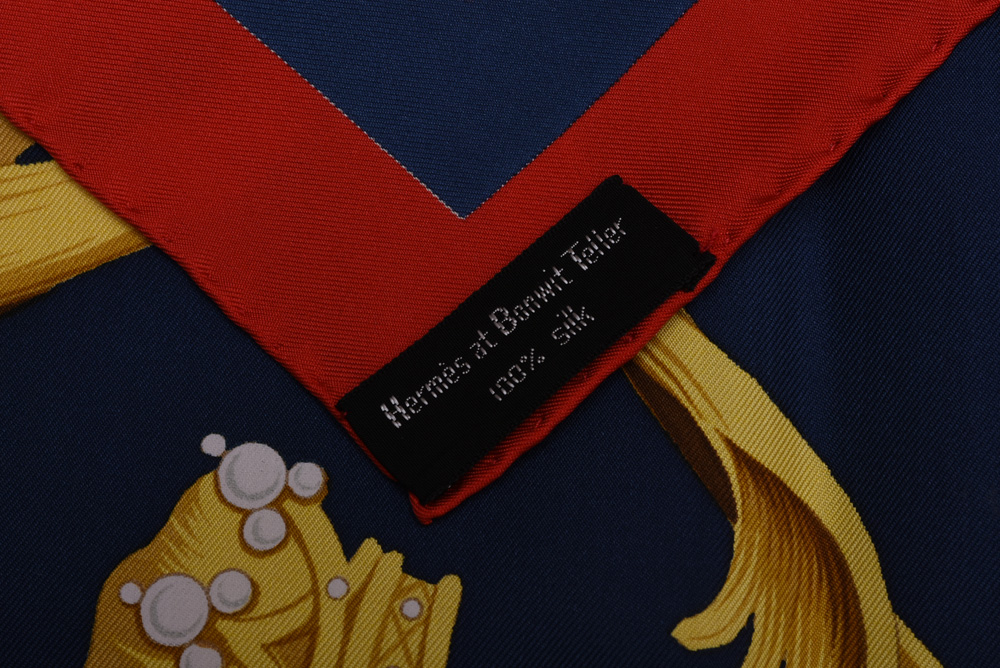 Vintage Hermès at Bonwit Teller Silk Scarf