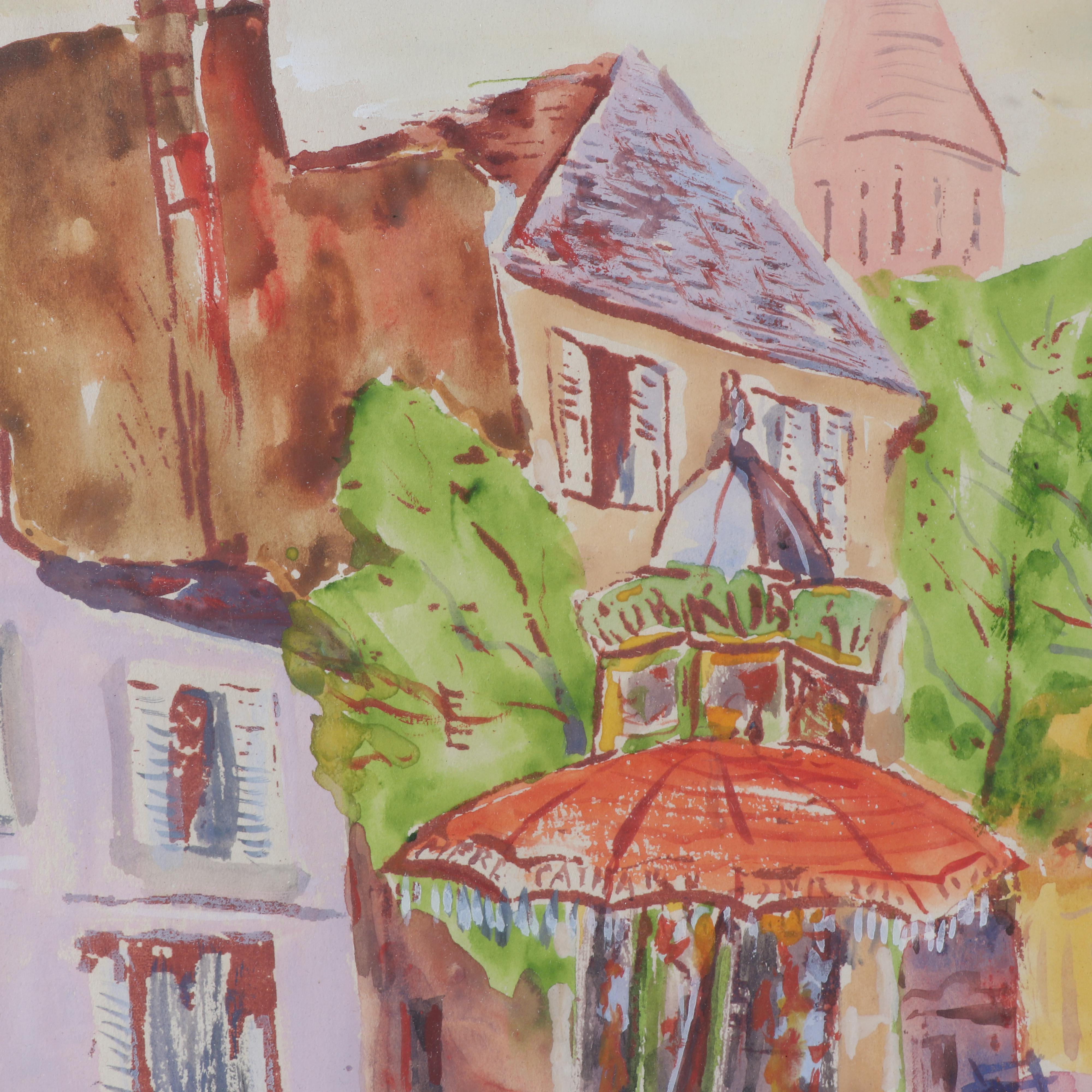 Joseph Levin Watercolor Painting