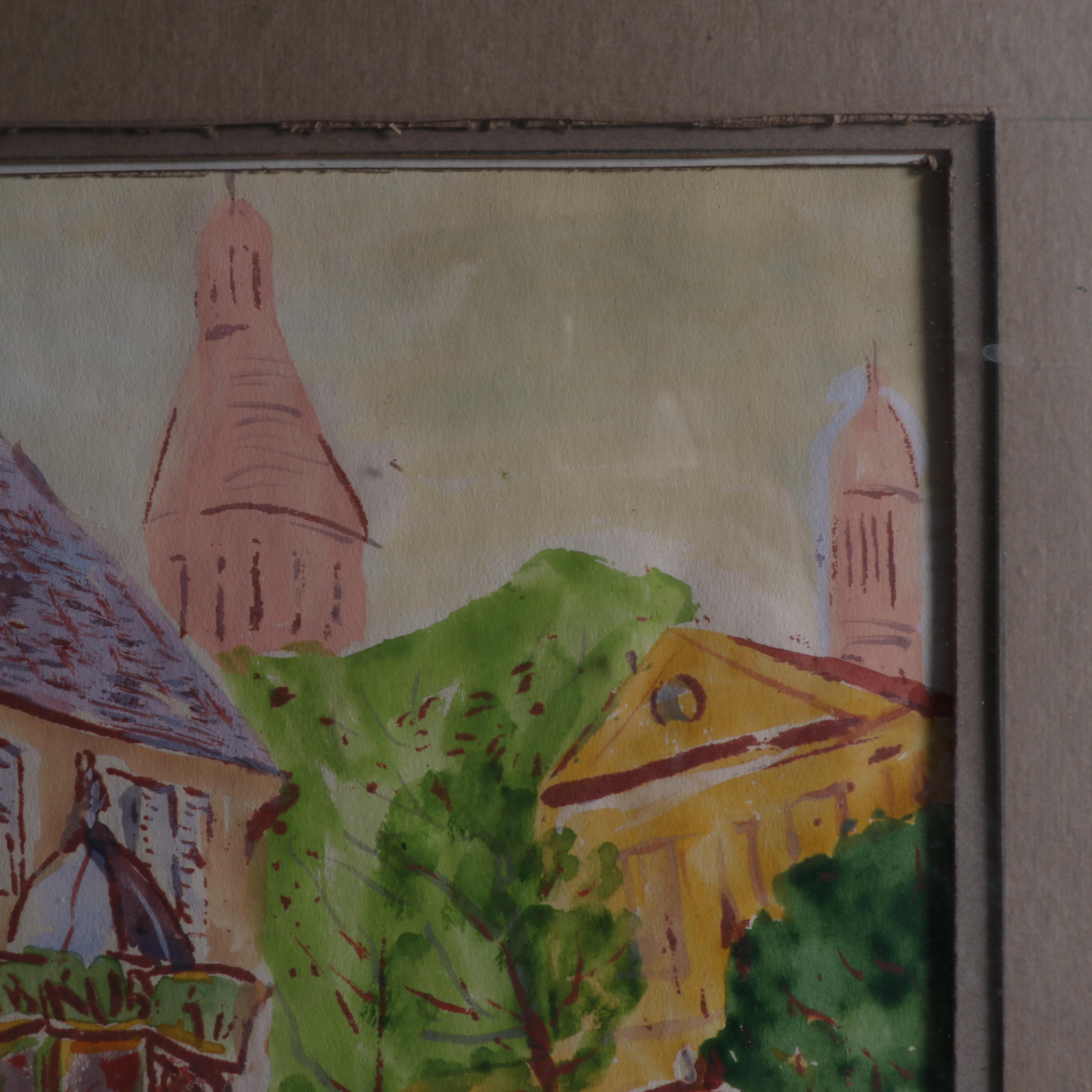 Joseph Levin Watercolor Painting