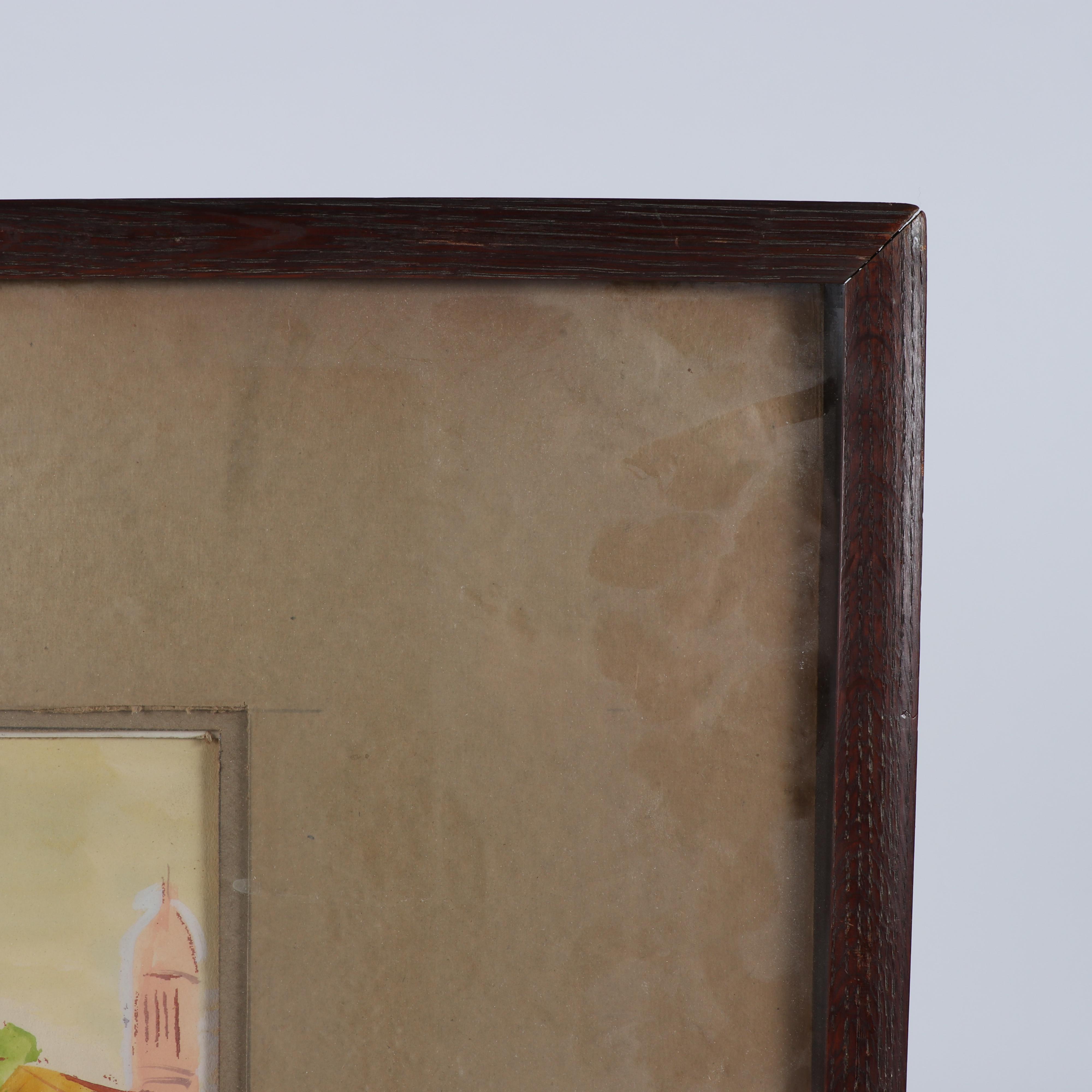 Joseph Levin Watercolor Painting