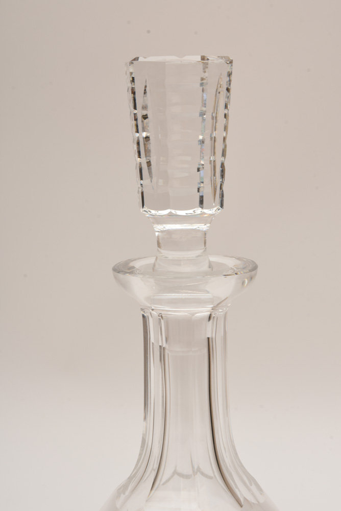 Pair of Waterford Crystal "Lismore" Wine Decanters
