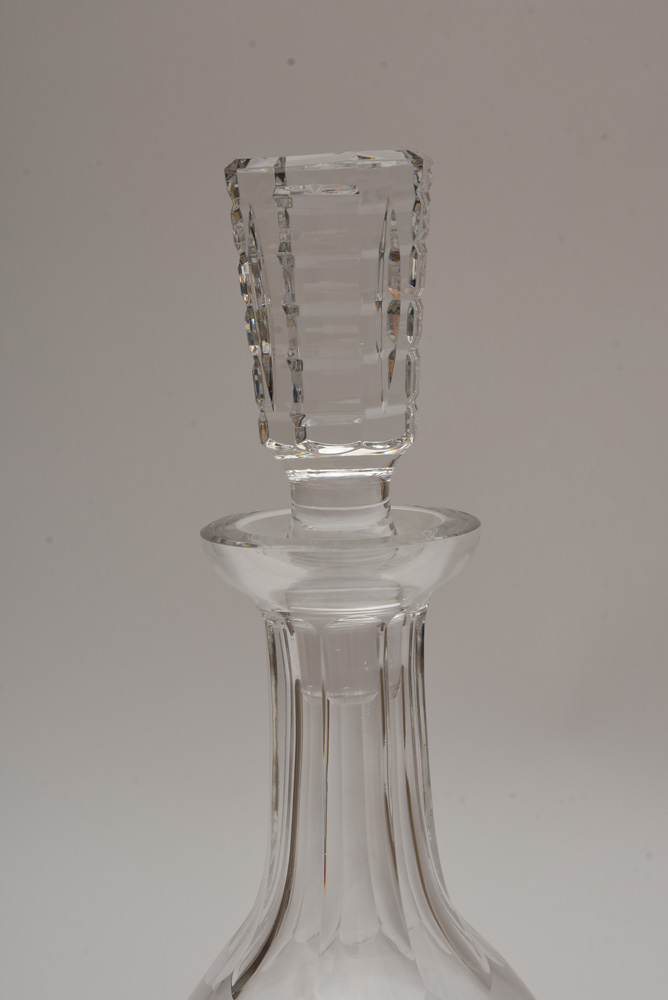 Pair of Waterford Crystal "Lismore" Wine Decanters