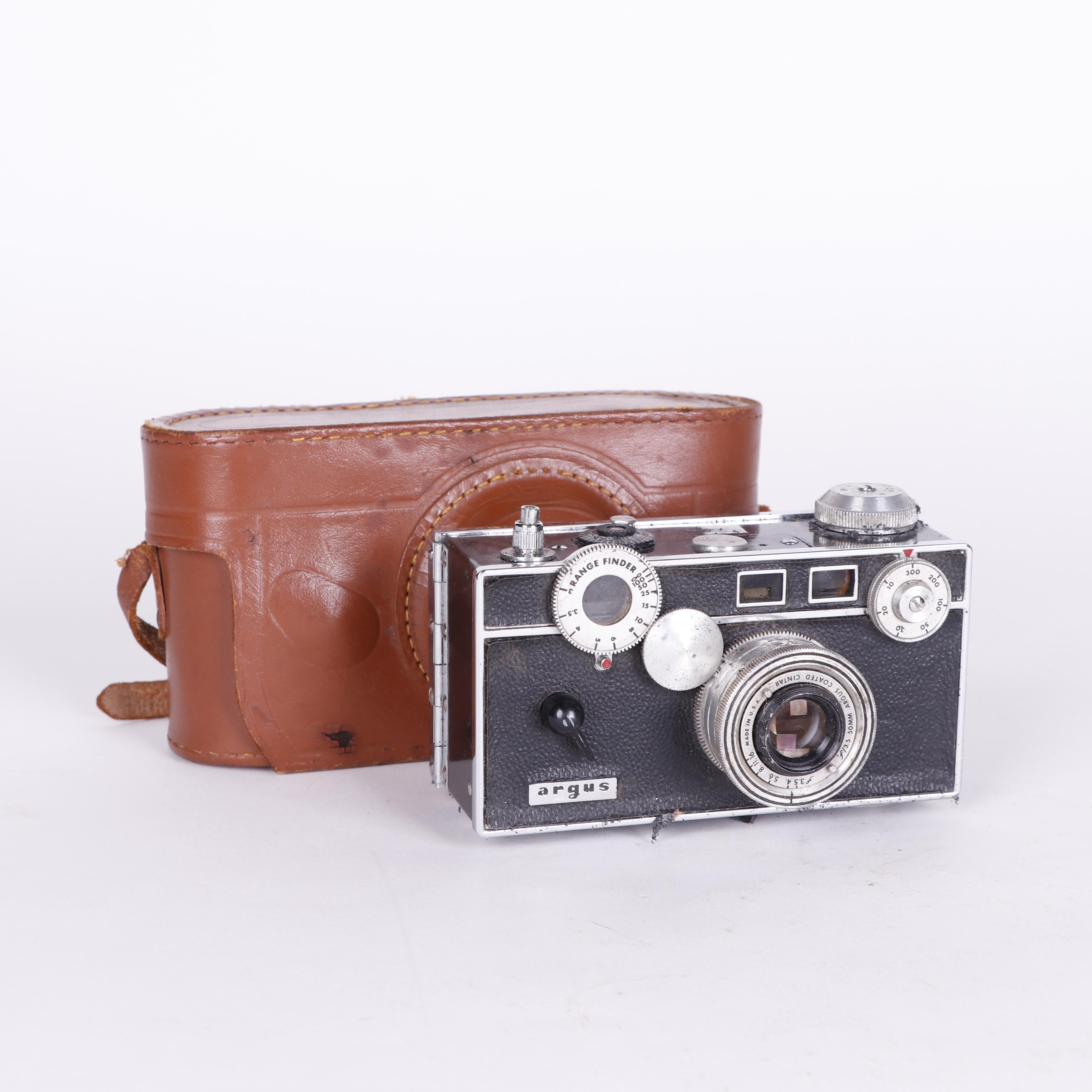 Argus Cameras with Accessories