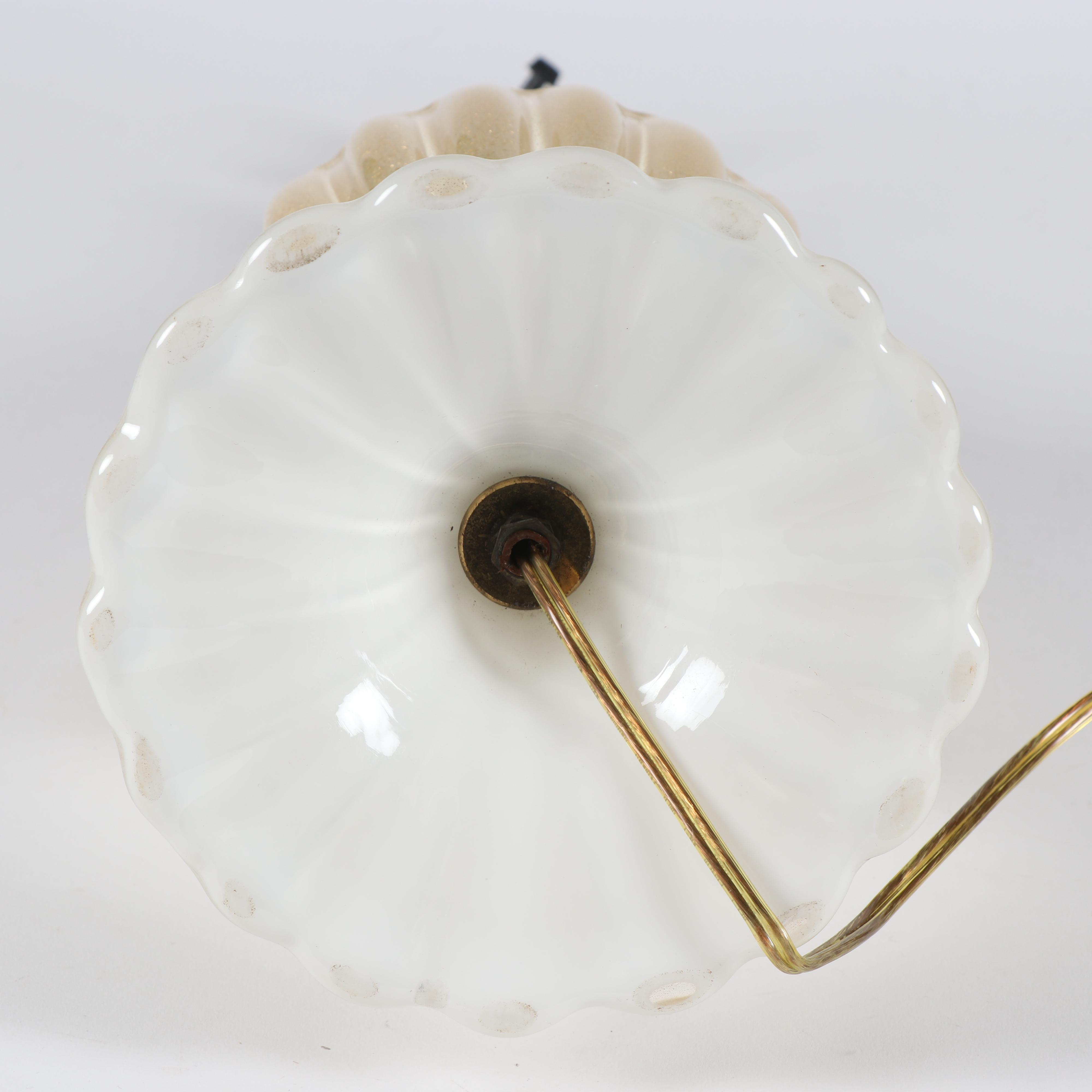 Avventurina Style Art Glass Table Lamp