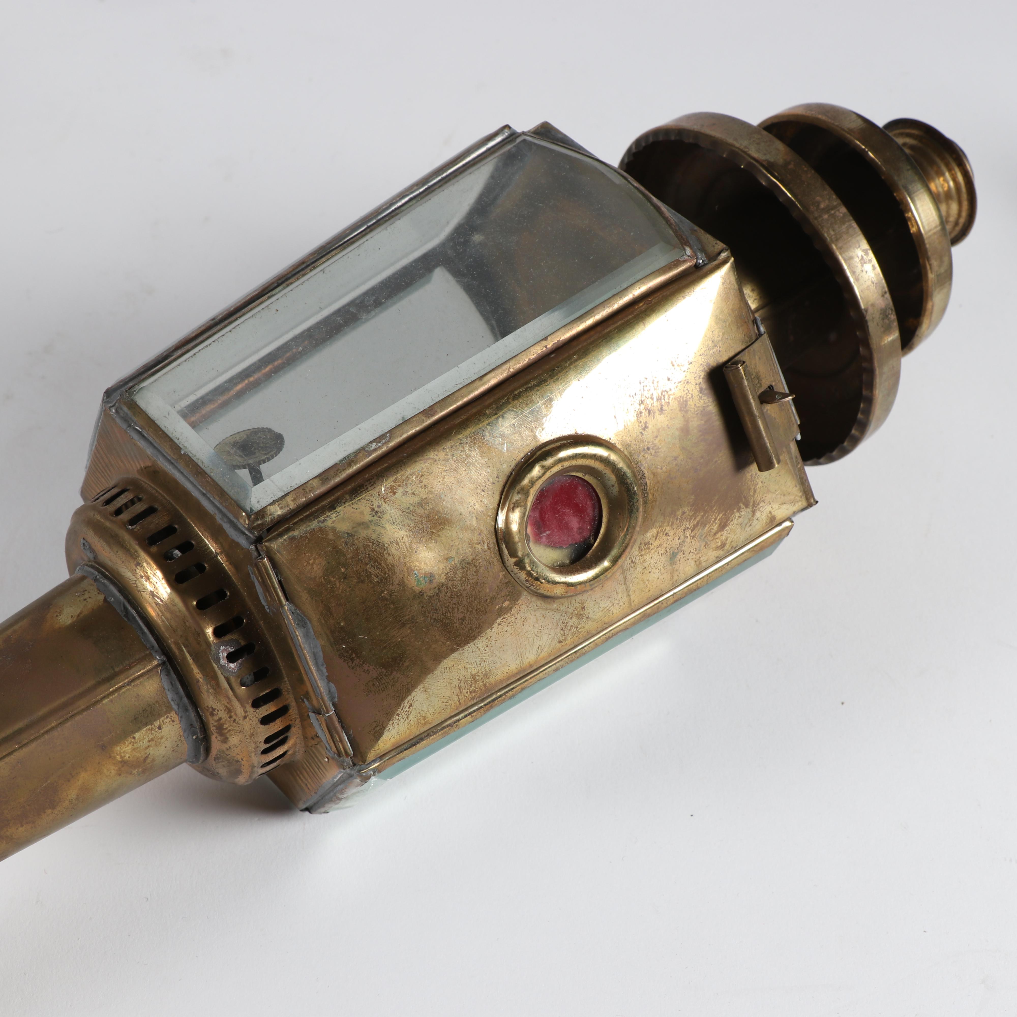 Metal Carriage Lanterns with Holders, Late 19th - Early 20th Century