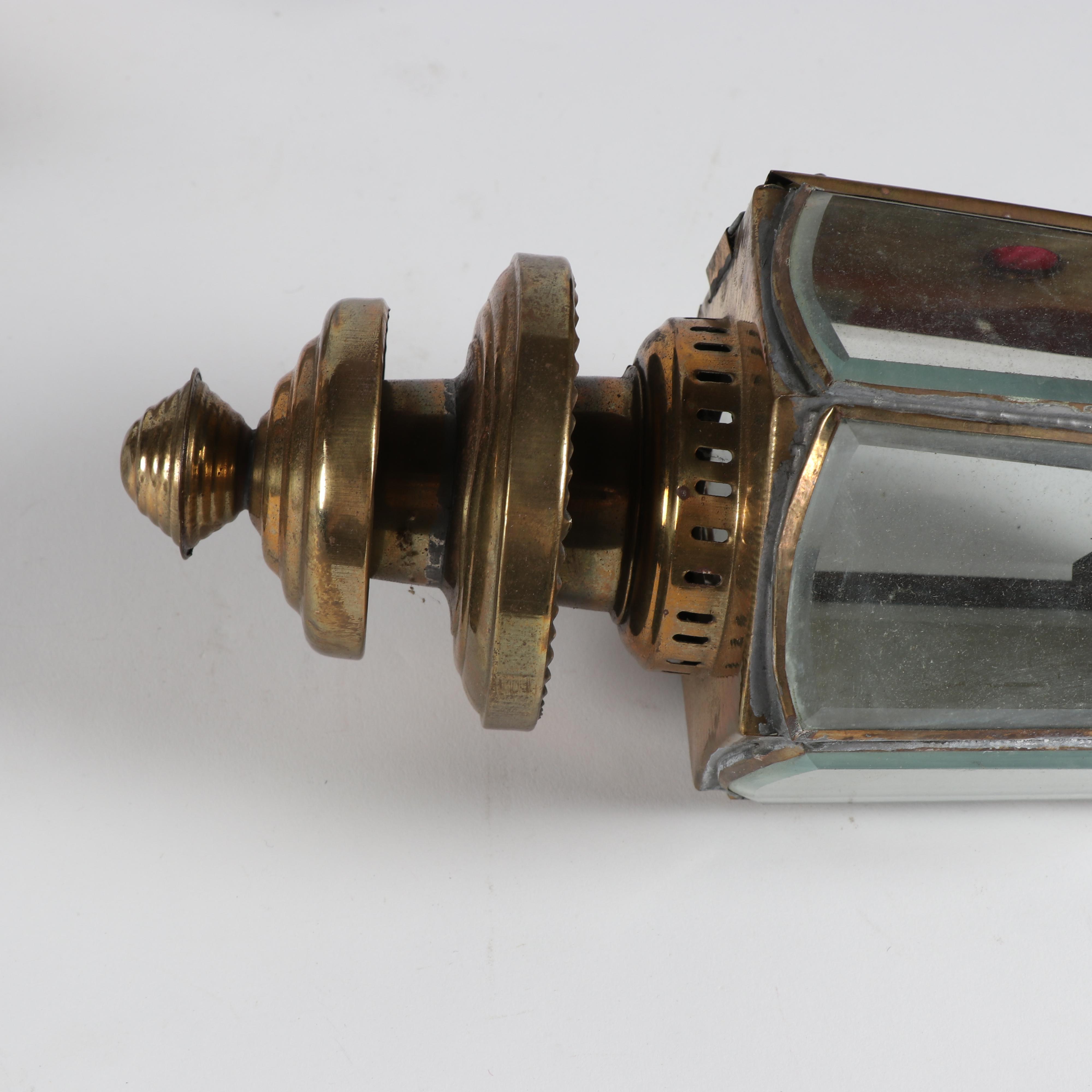 Metal Carriage Lanterns with Holders, Late 19th - Early 20th Century