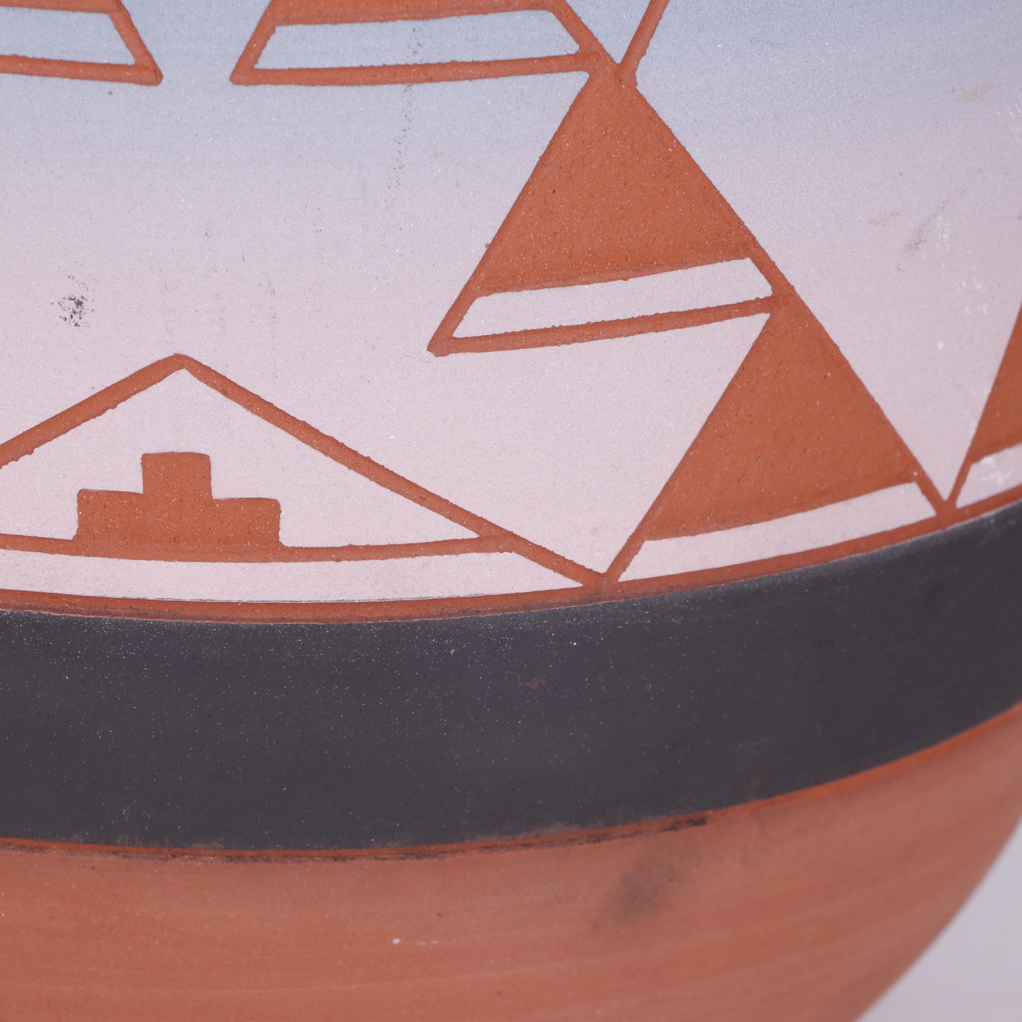 Southwestern Style Signed Ceramic Vase