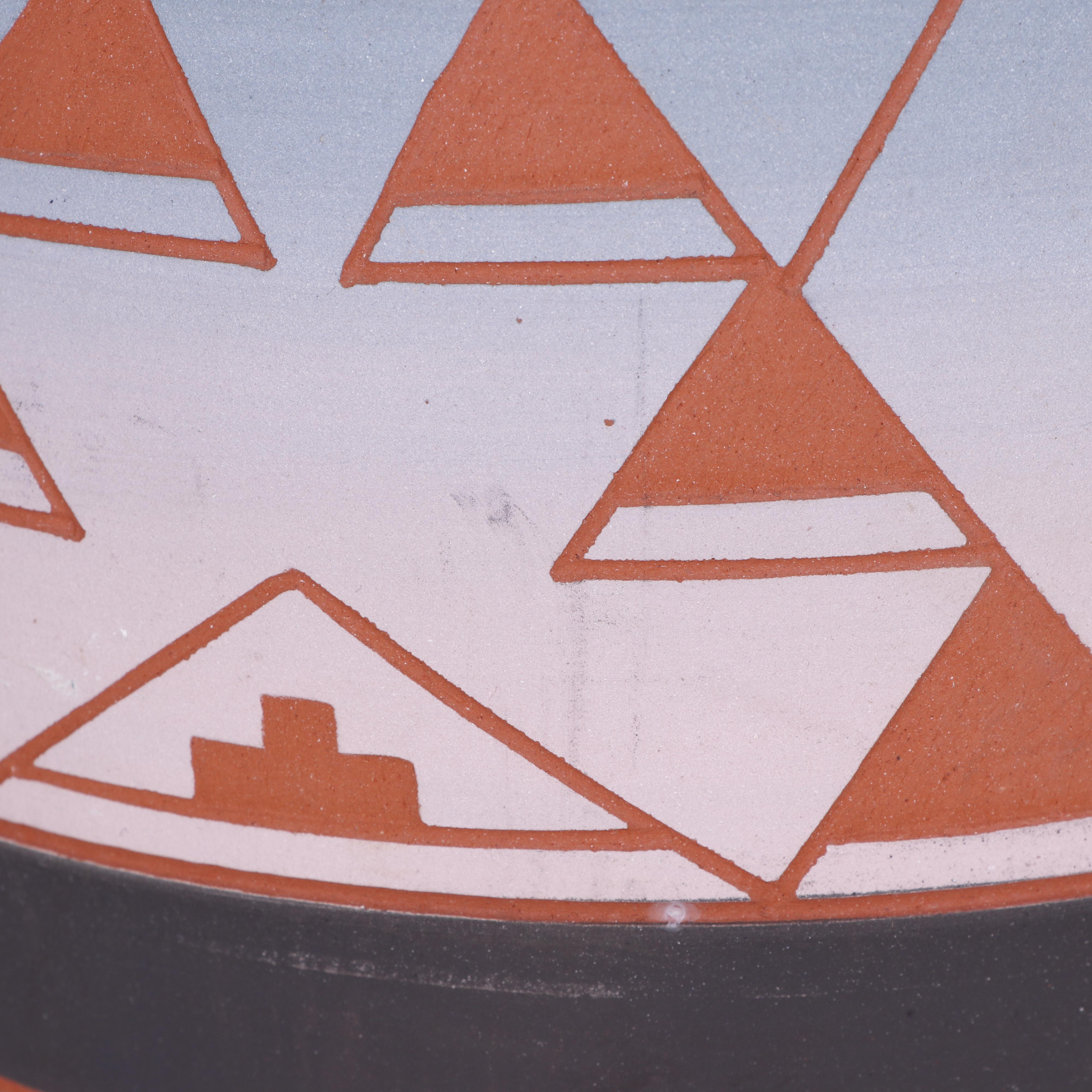 Southwestern Style Signed Ceramic Vase