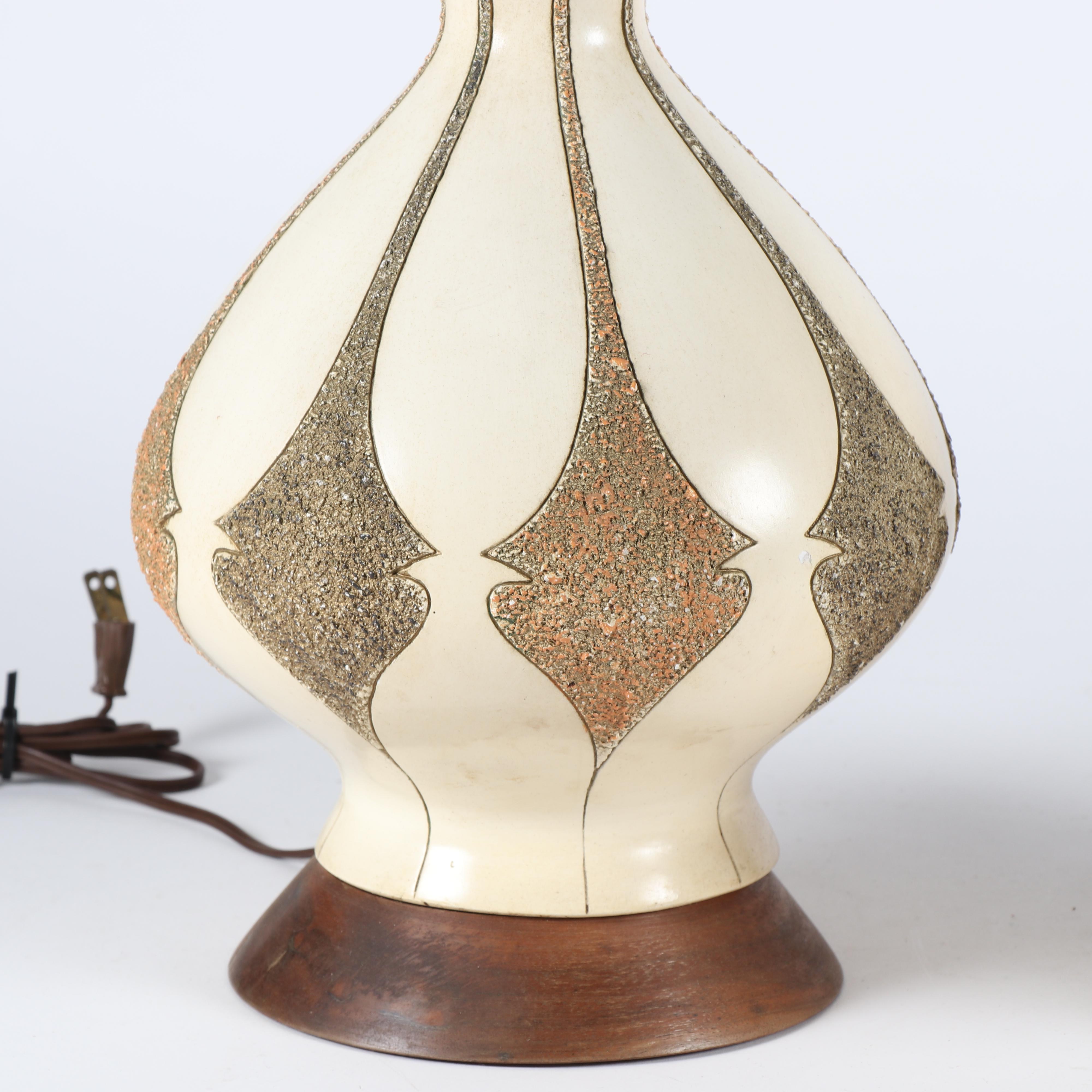 Mid Century Modern Quartite Creative Corporation Table Lamps