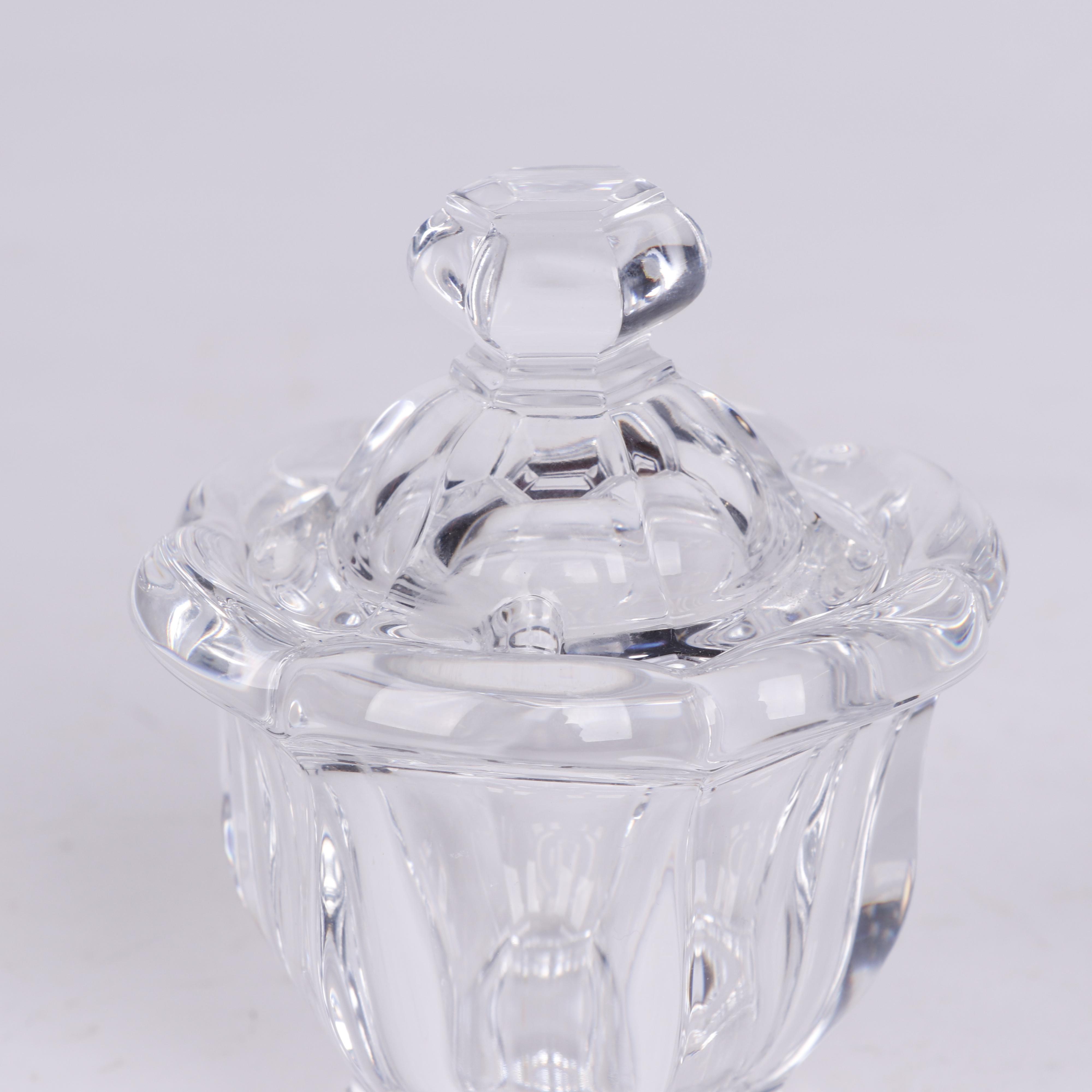Baccarat Crystal "Bretagne" Mustard Jar