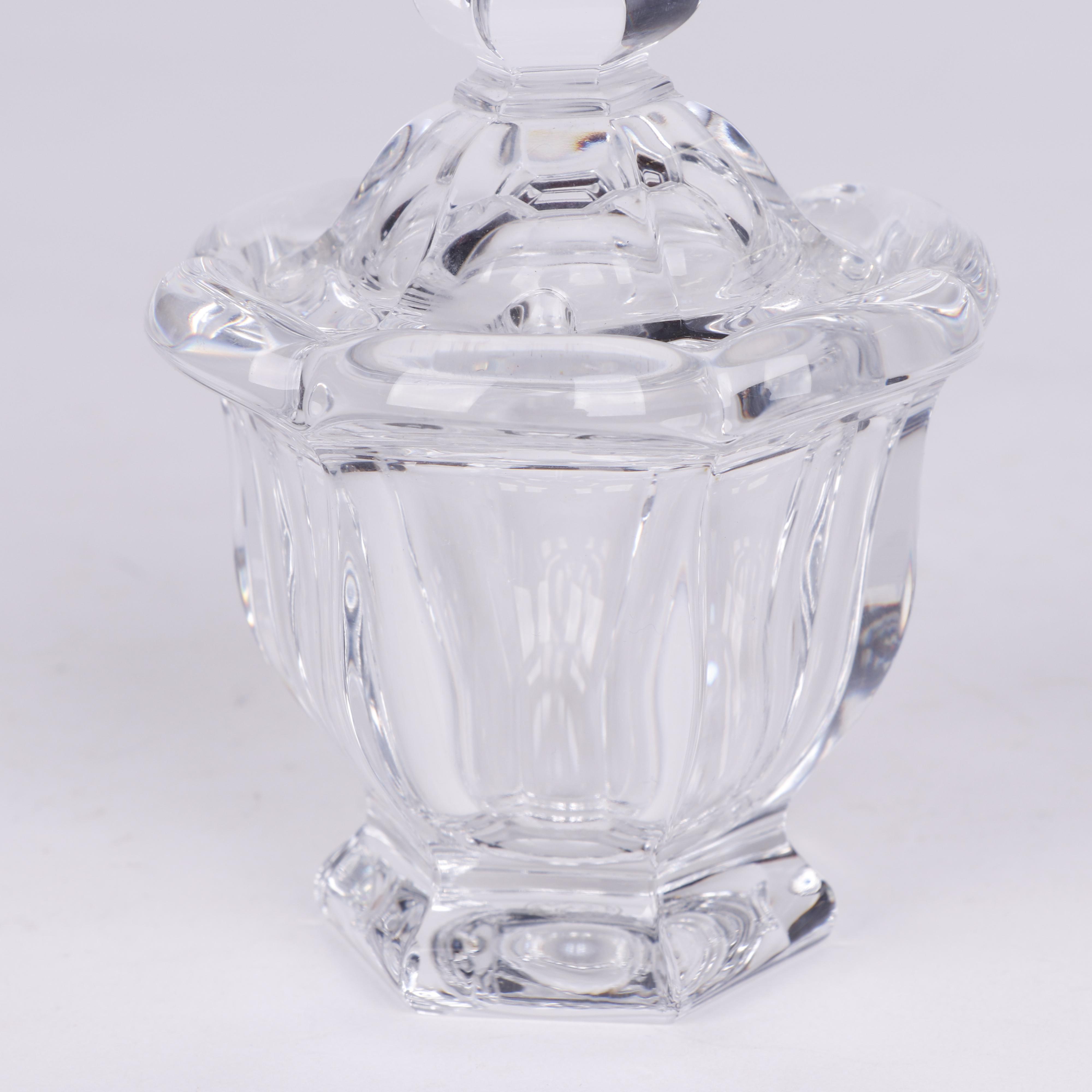 Baccarat Crystal "Bretagne" Mustard Jar