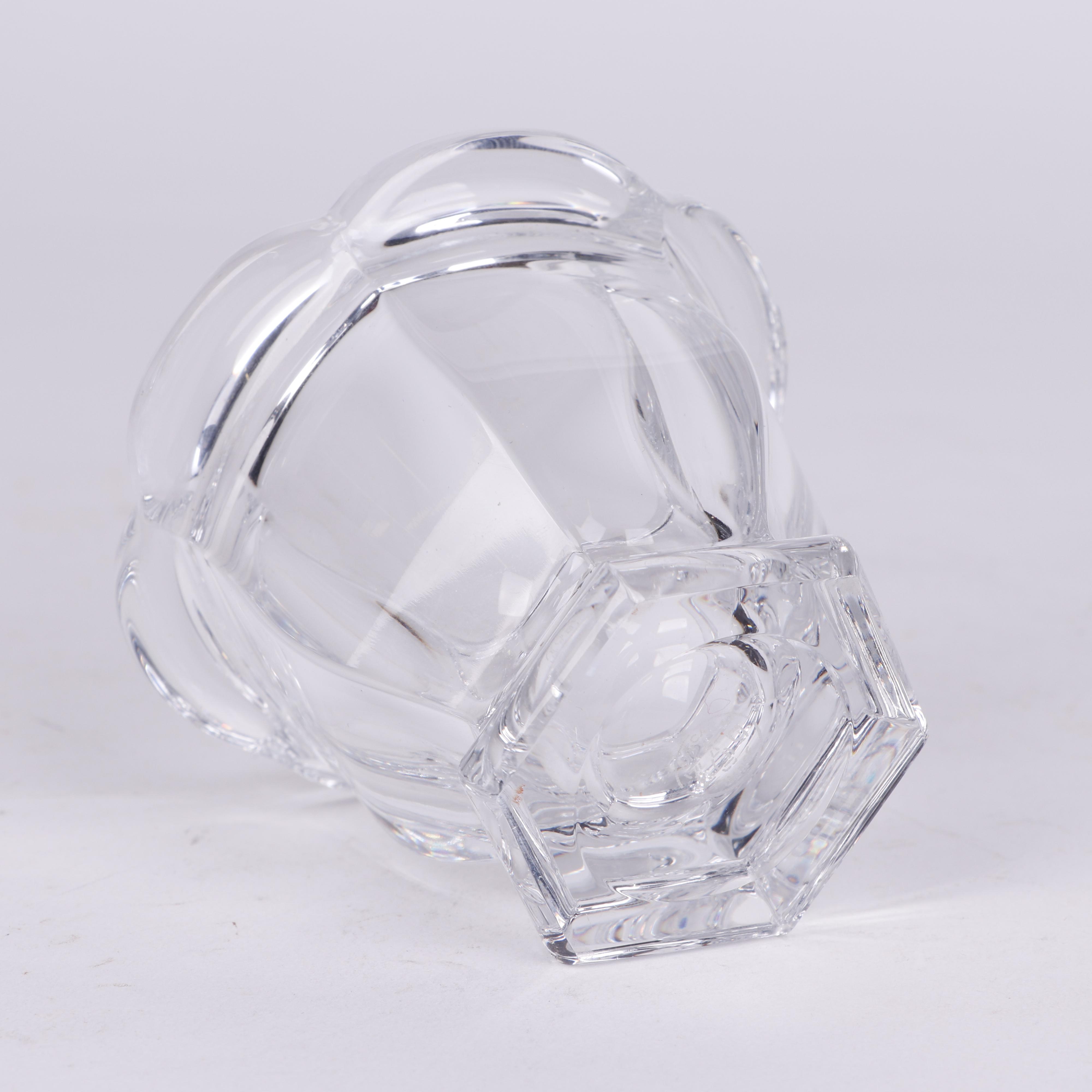 Baccarat Crystal "Bretagne" Mustard Jar