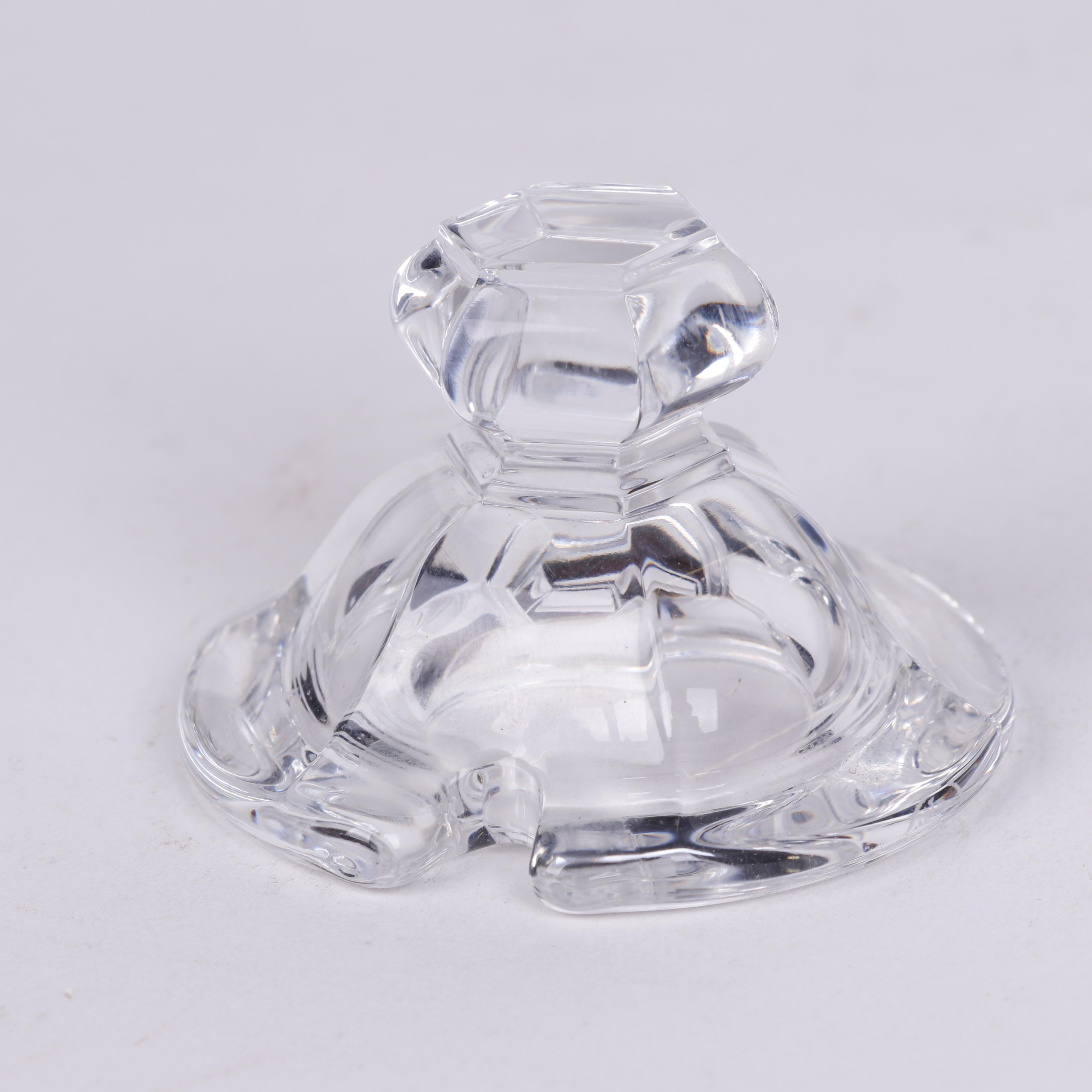 Baccarat Crystal "Bretagne" Mustard Jar