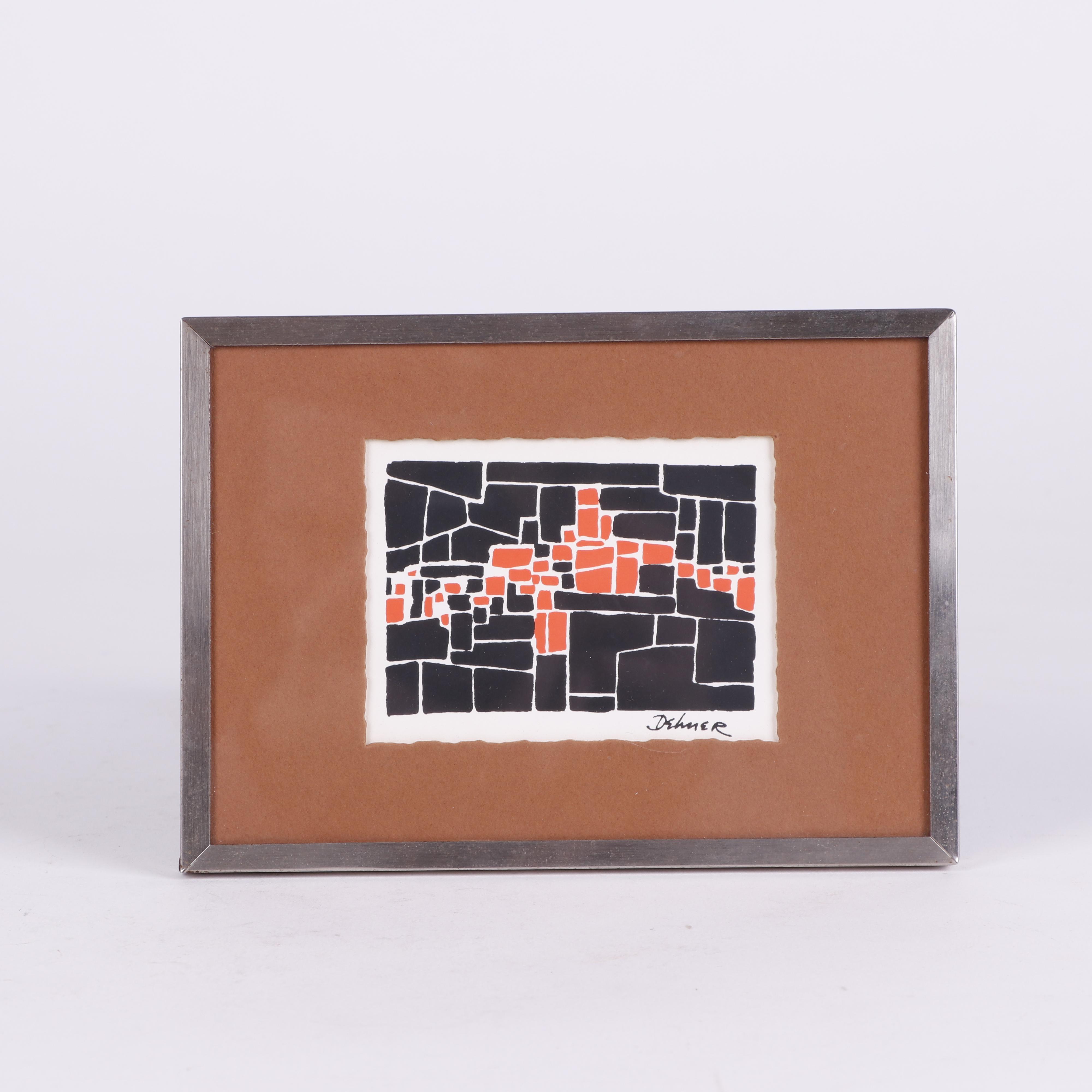 Dorothy Dehner Serigraph "Wailing Wall"