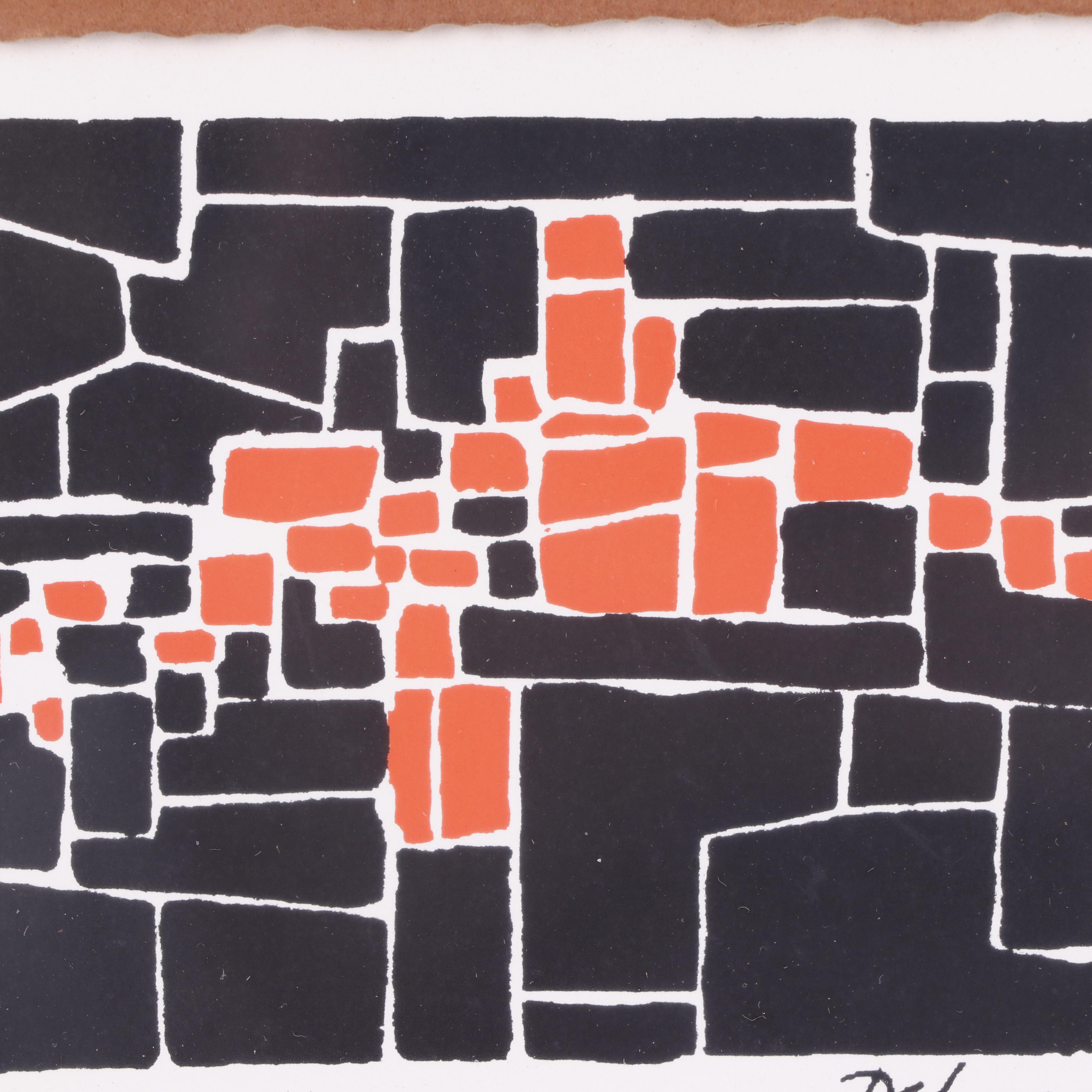 Dorothy Dehner Serigraph "Wailing Wall"