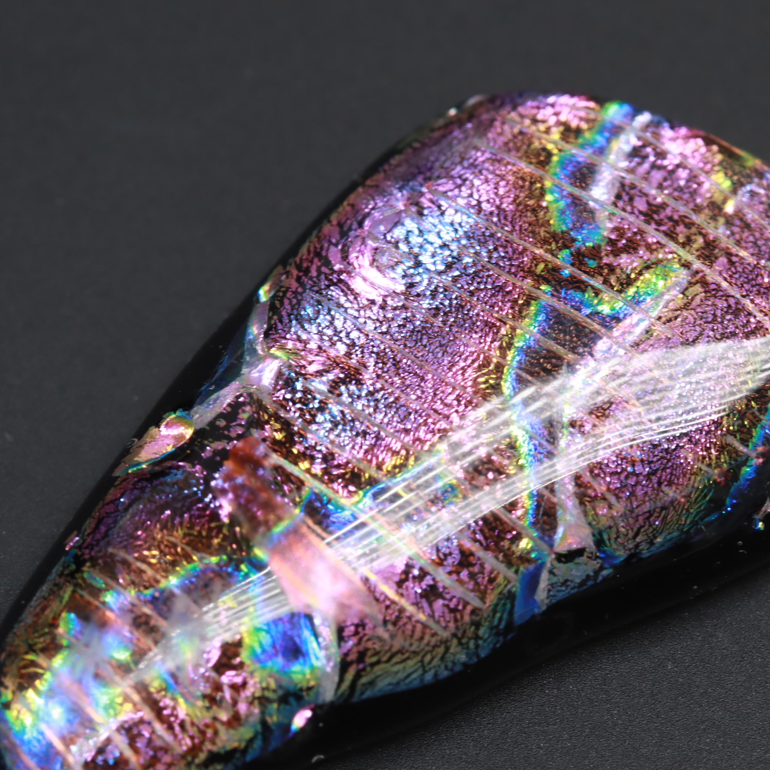 Loose Foil Glass Freeform Cabochons