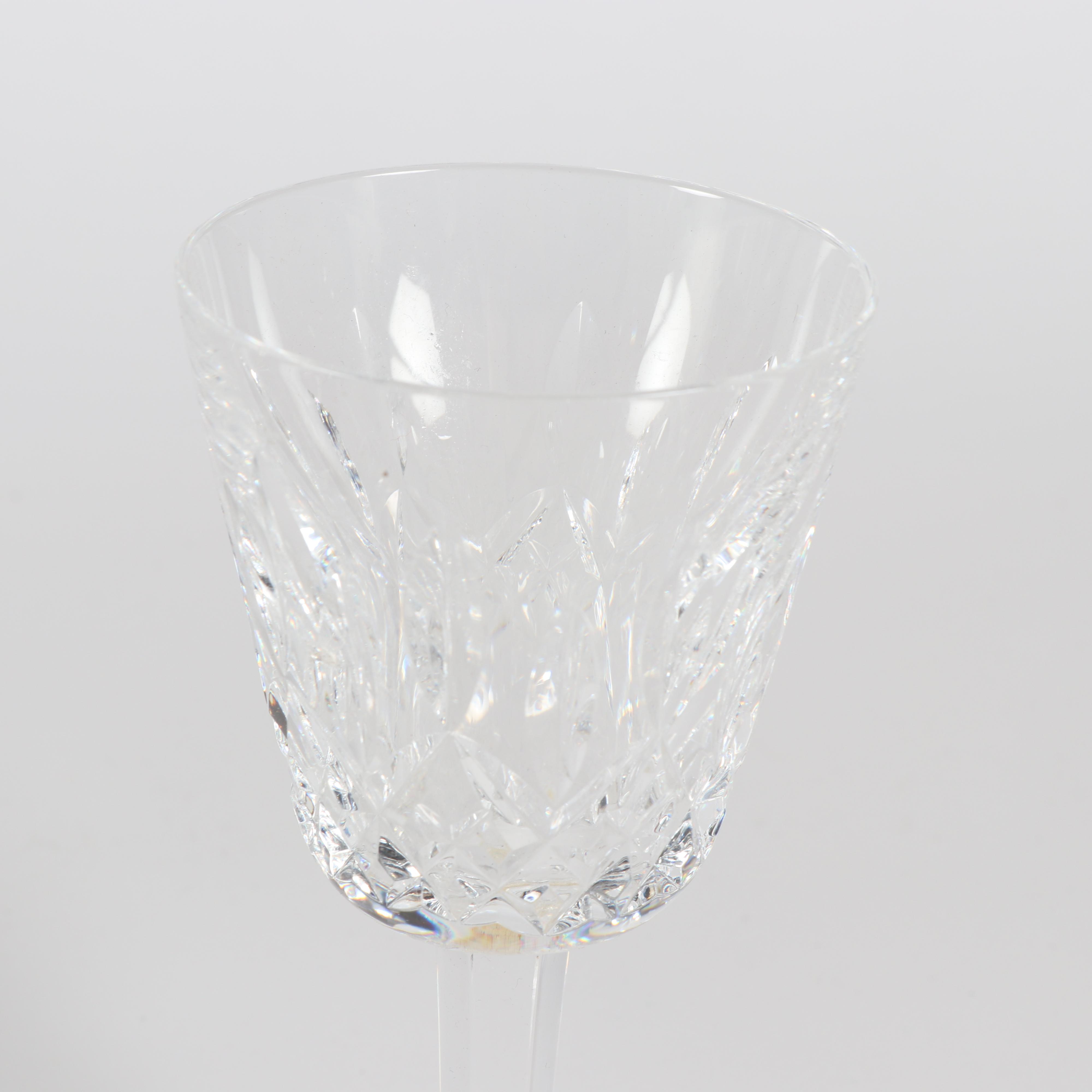 Waterford Crystal "Lismore" Claret Wine Glasses