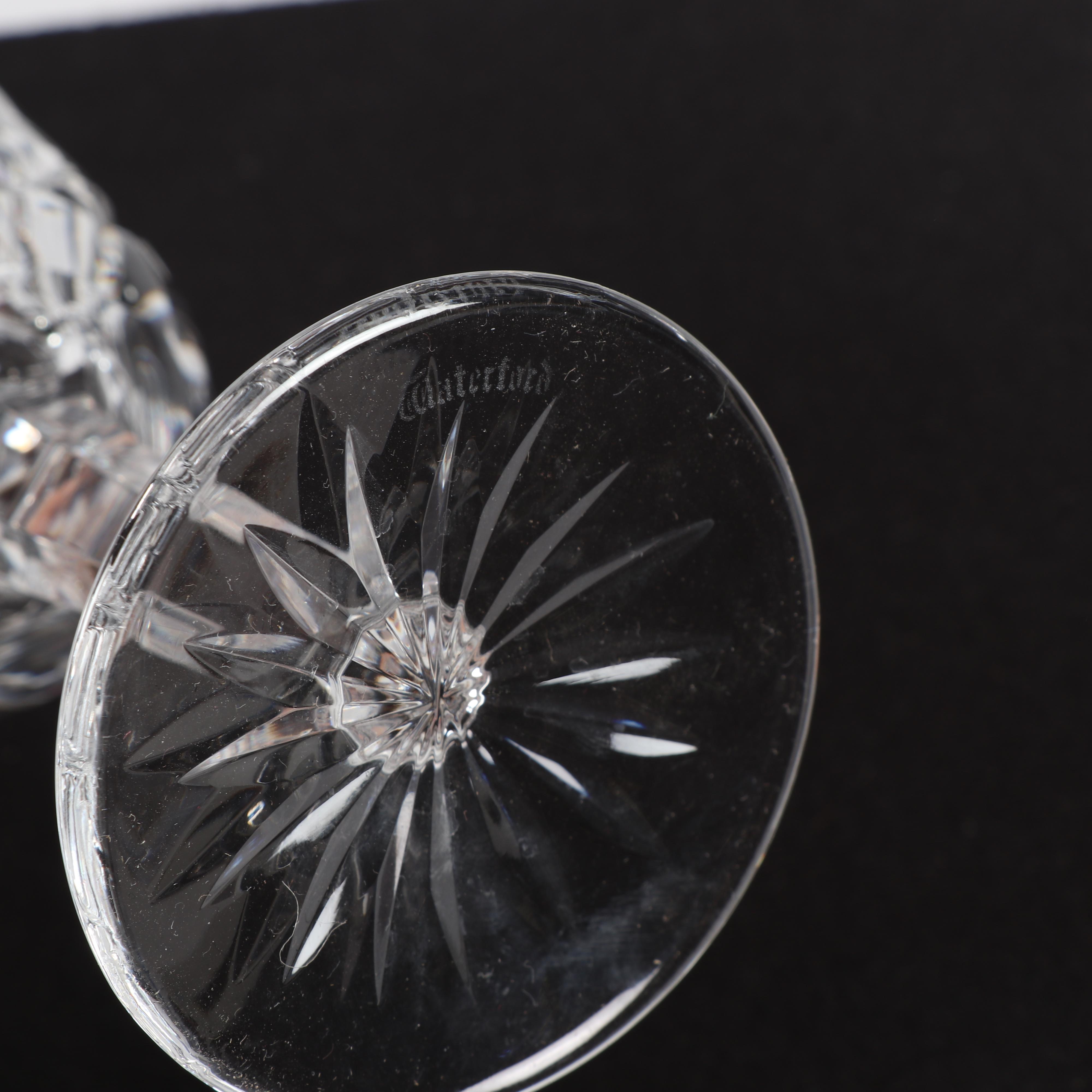 Waterford Crystal "Lismore" Claret Wine Glasses