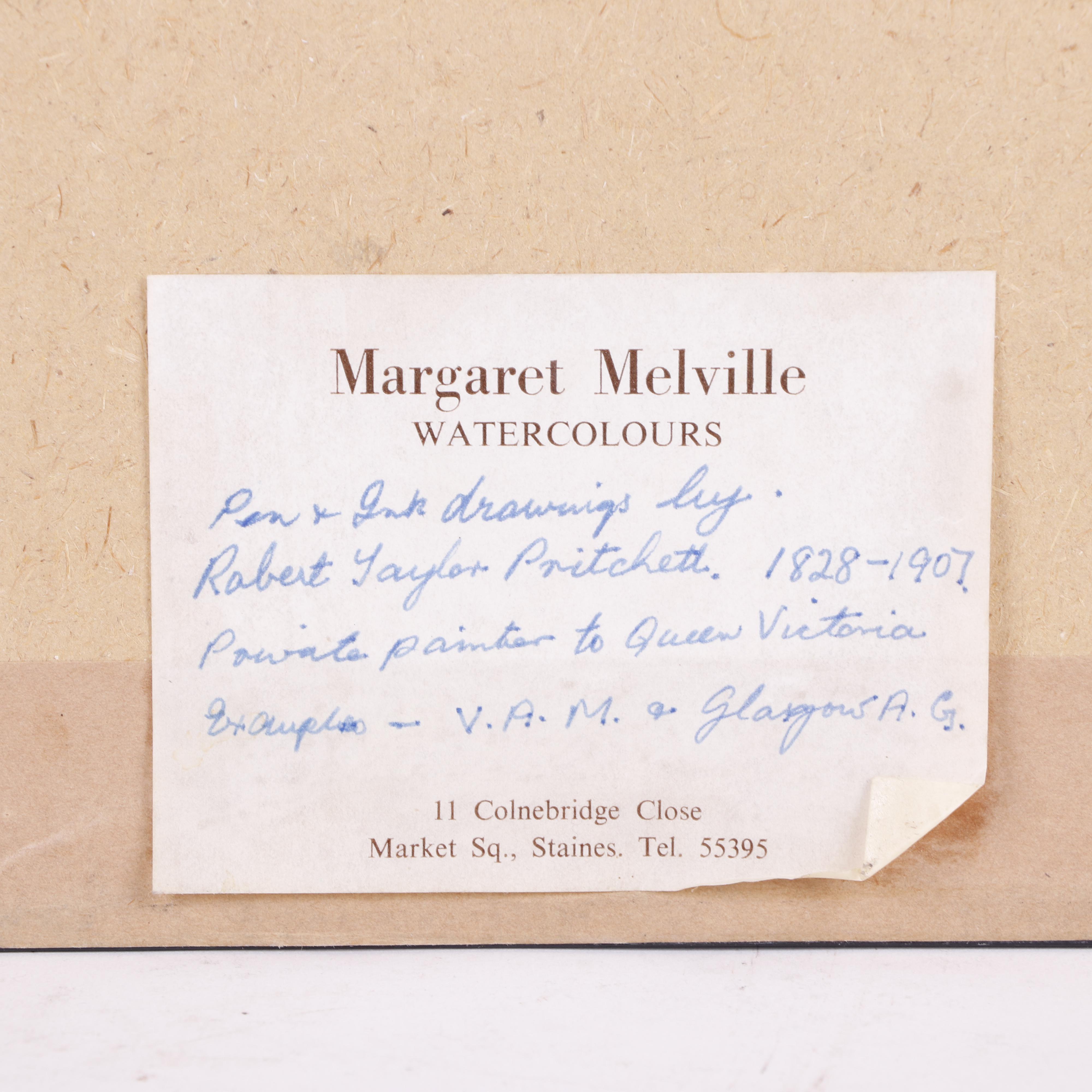 Robert Taylor Pritchett Nautical Pen and Ink Drawing