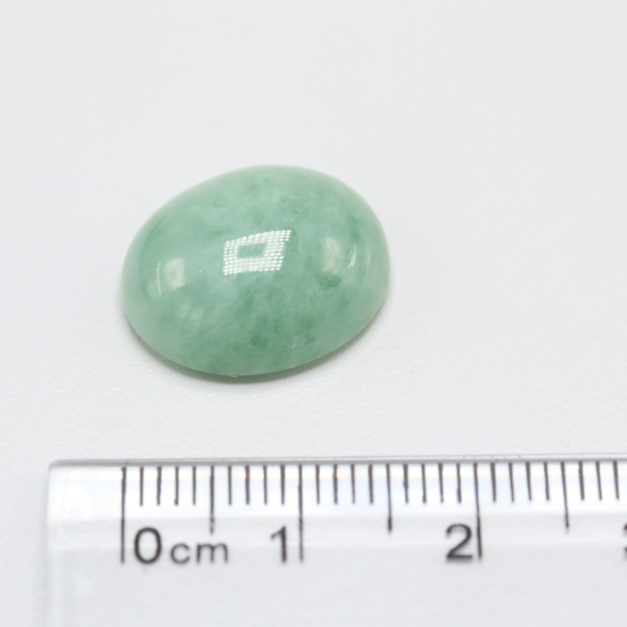 Loose 13.59 CT Jadeite Cabochon