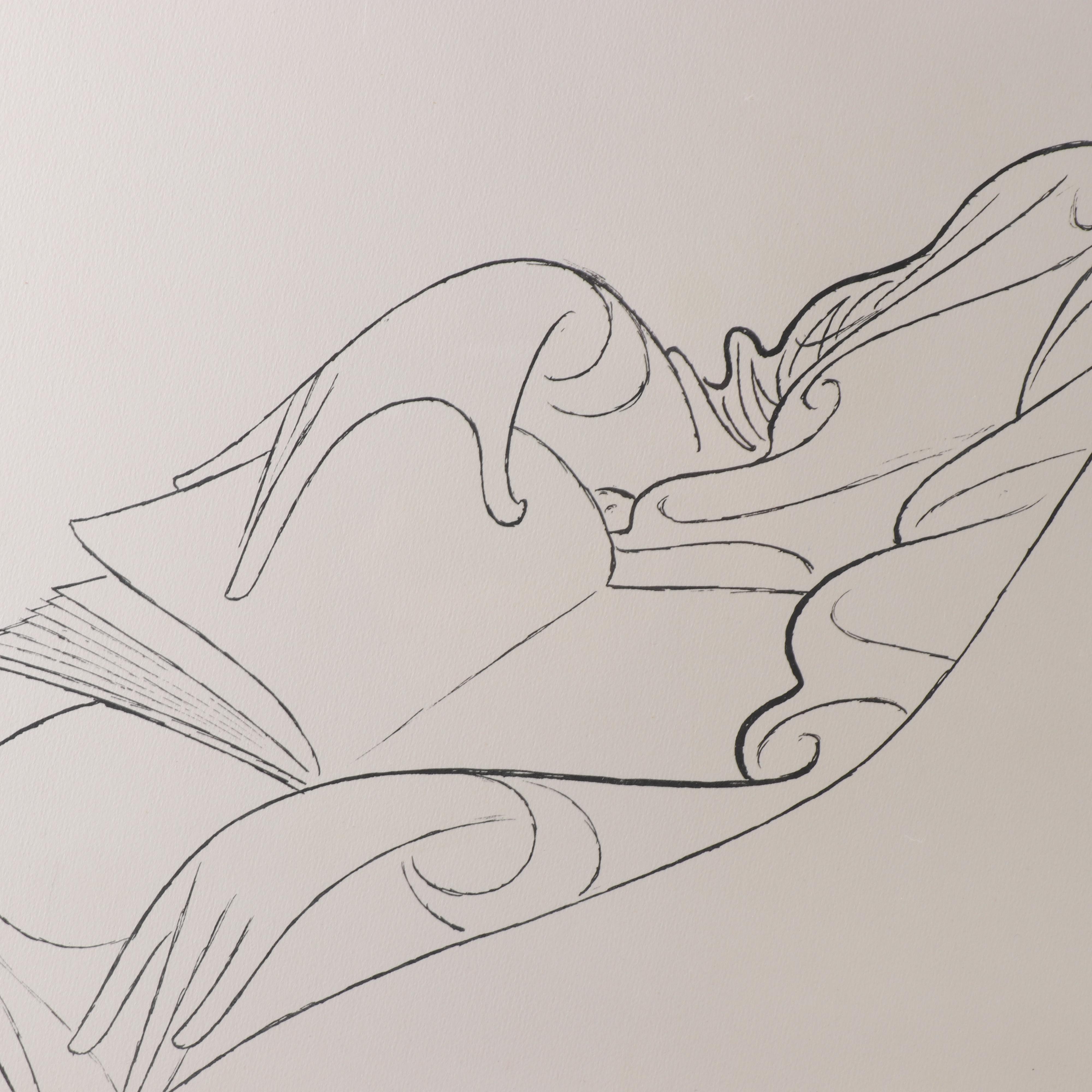 Al Hirschfeld Lithograph of Liza Minnelli