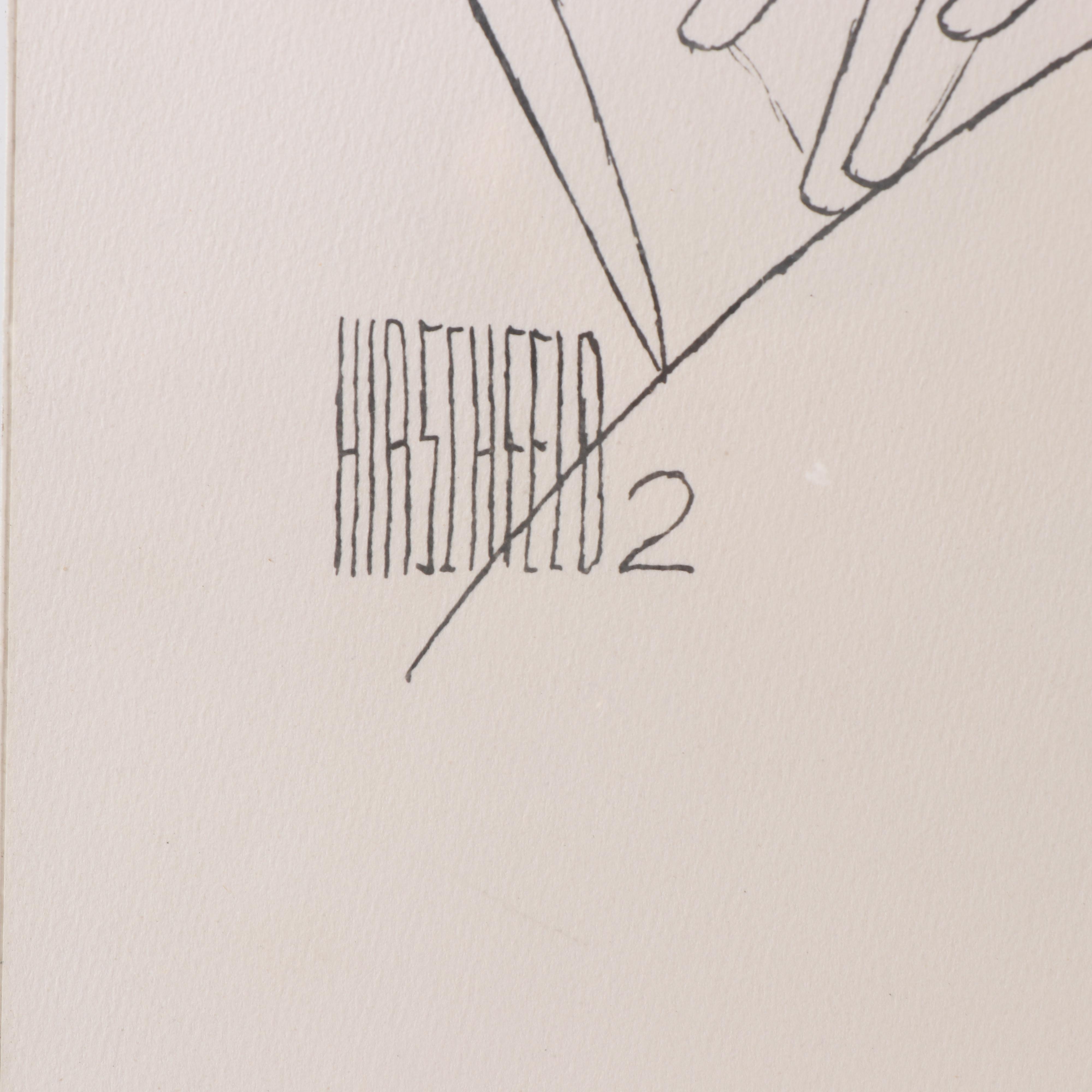 Al Hirschfeld Lithograph of Liza Minnelli