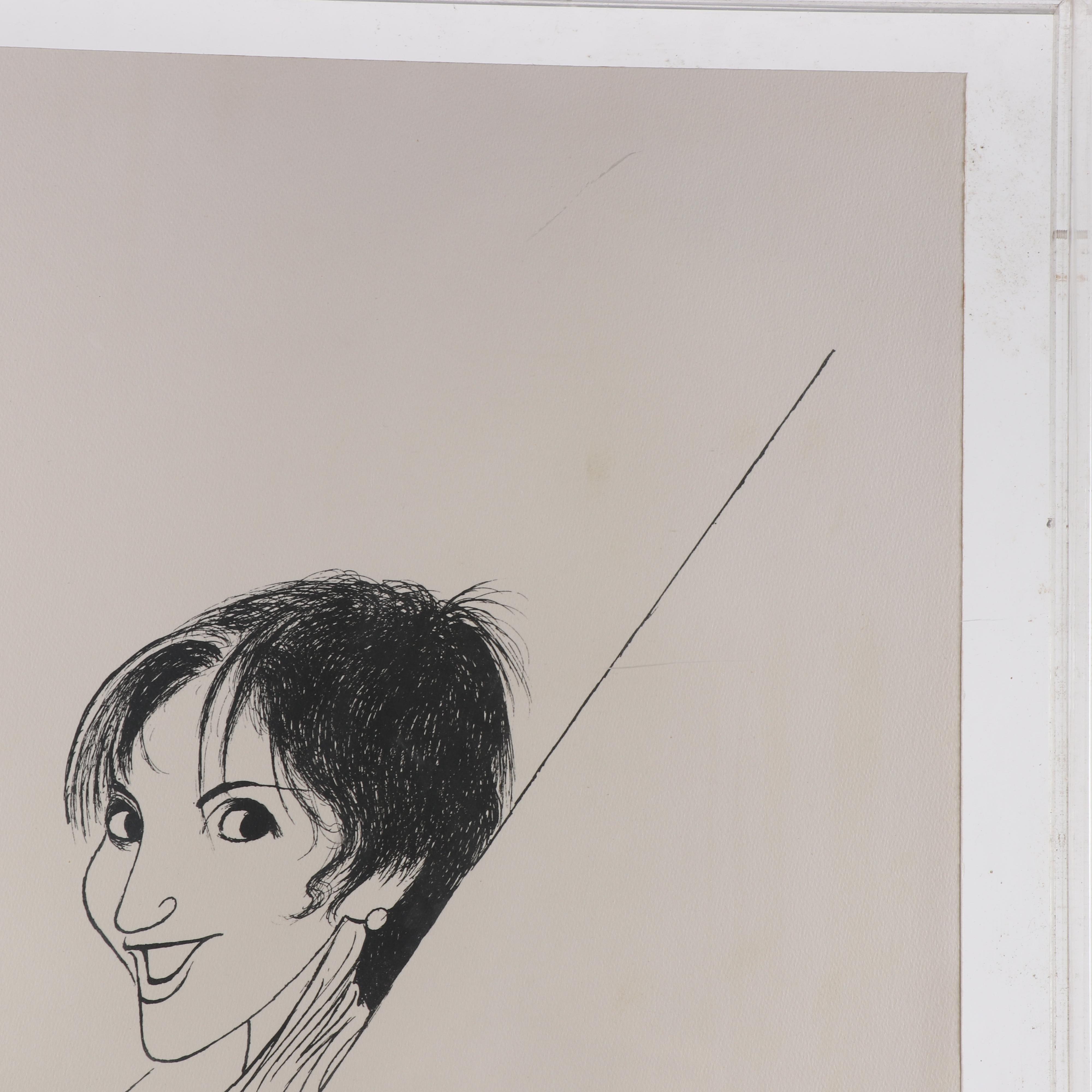 Al Hirschfeld Lithograph of Liza Minnelli