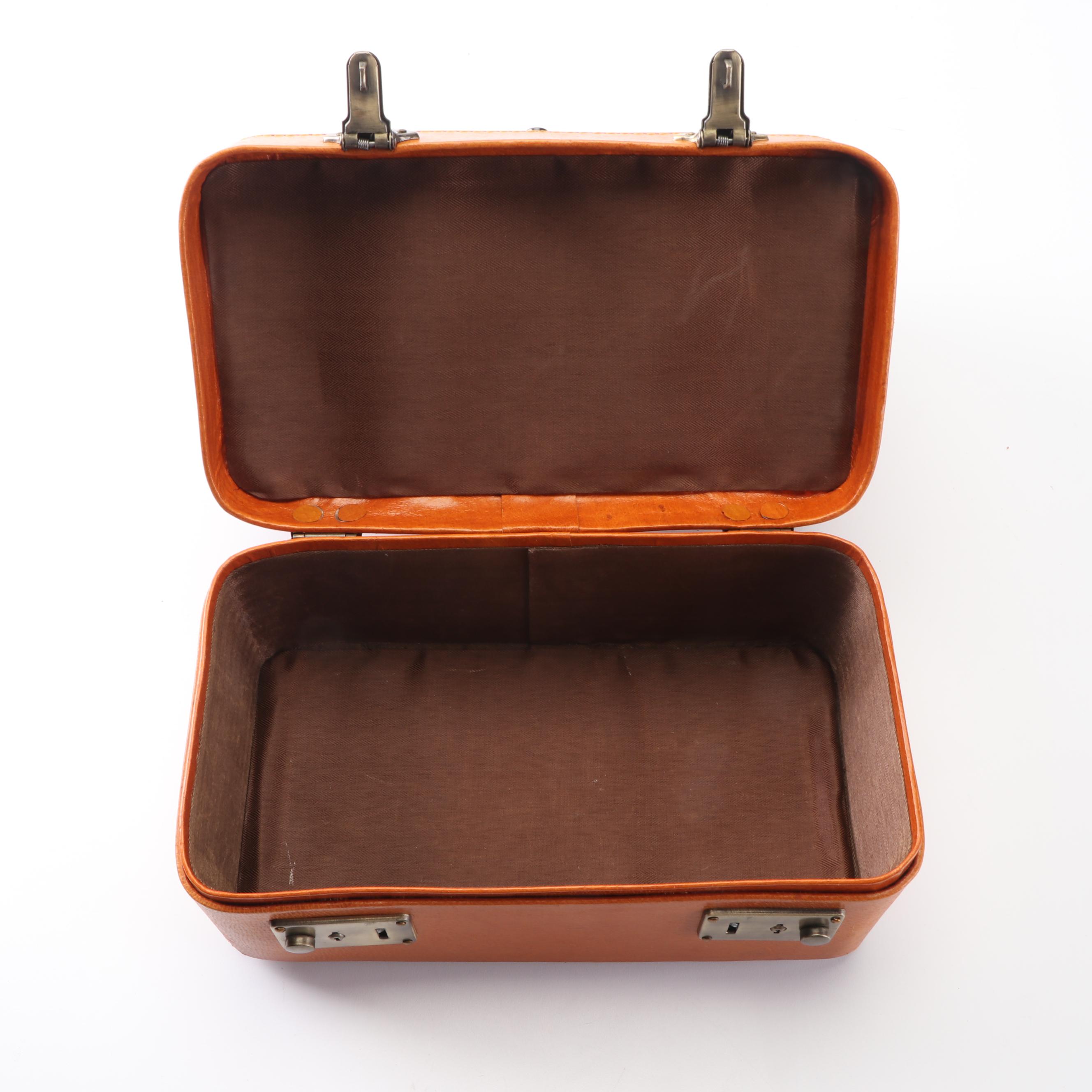 Daines & Hathaway Triple Bar Case and Locking Leather Doctor's Bag