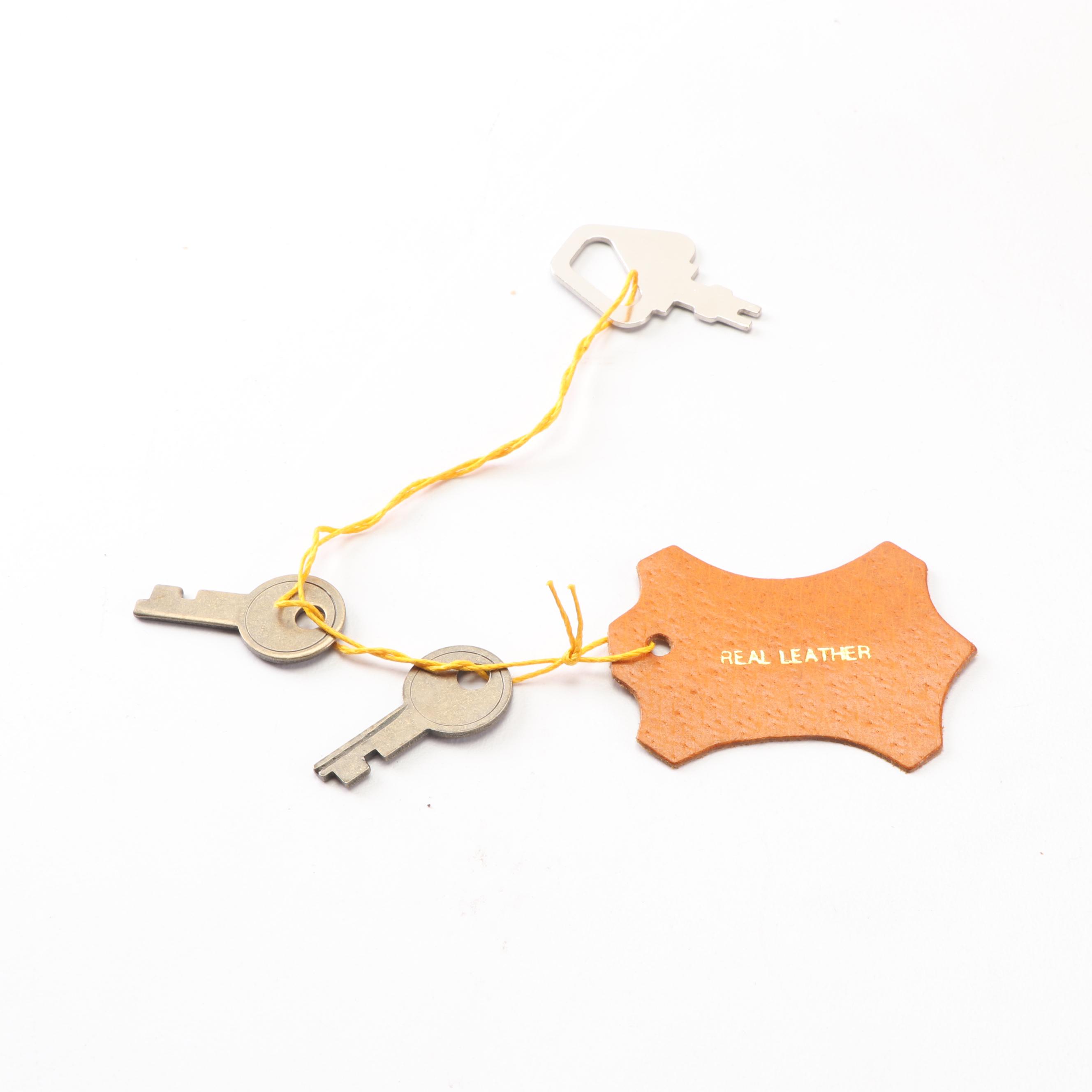 Daines & Hathaway Triple Bar Case and Locking Leather Doctor's Bag