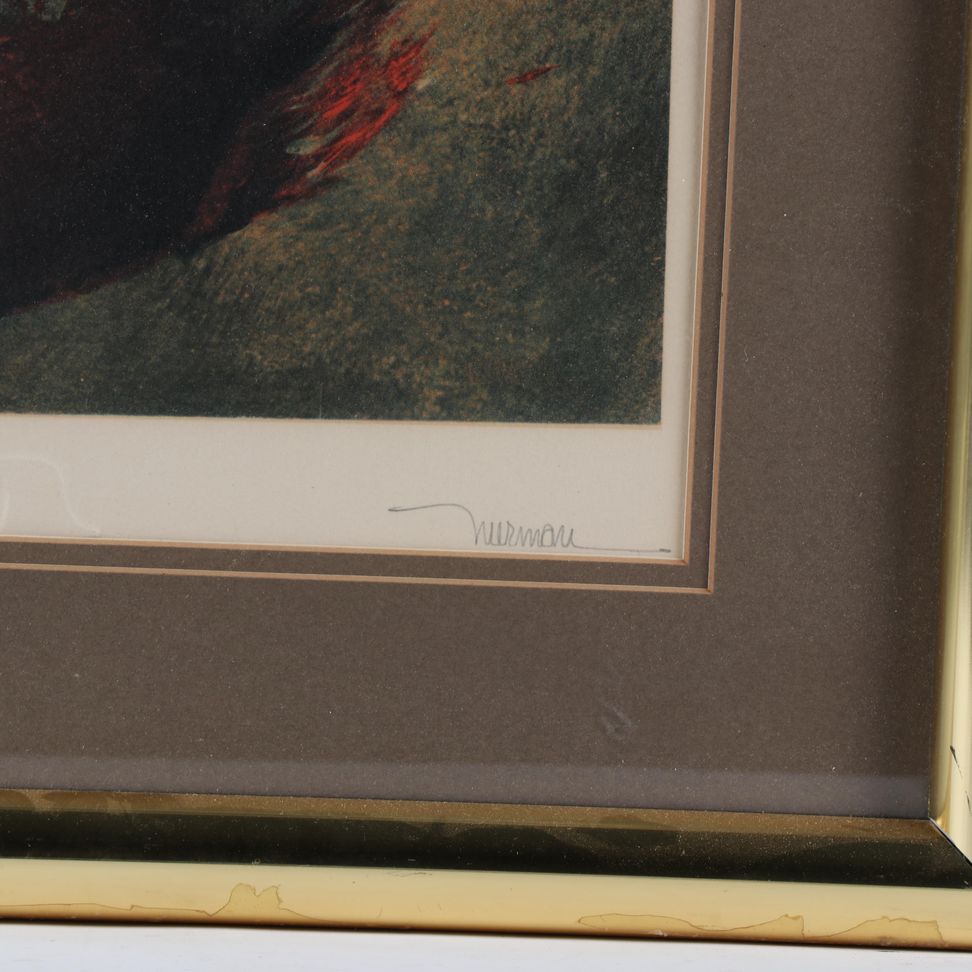 Leonard Nierman Lithograph