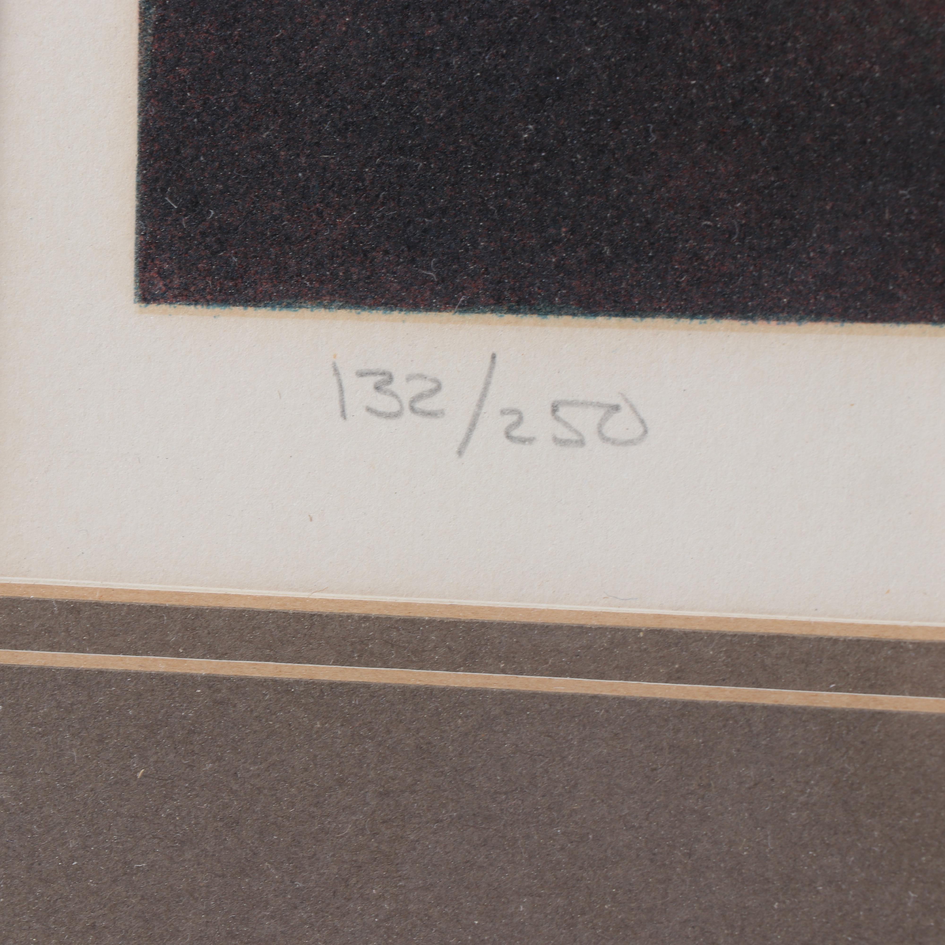 Leonard Nierman Lithograph