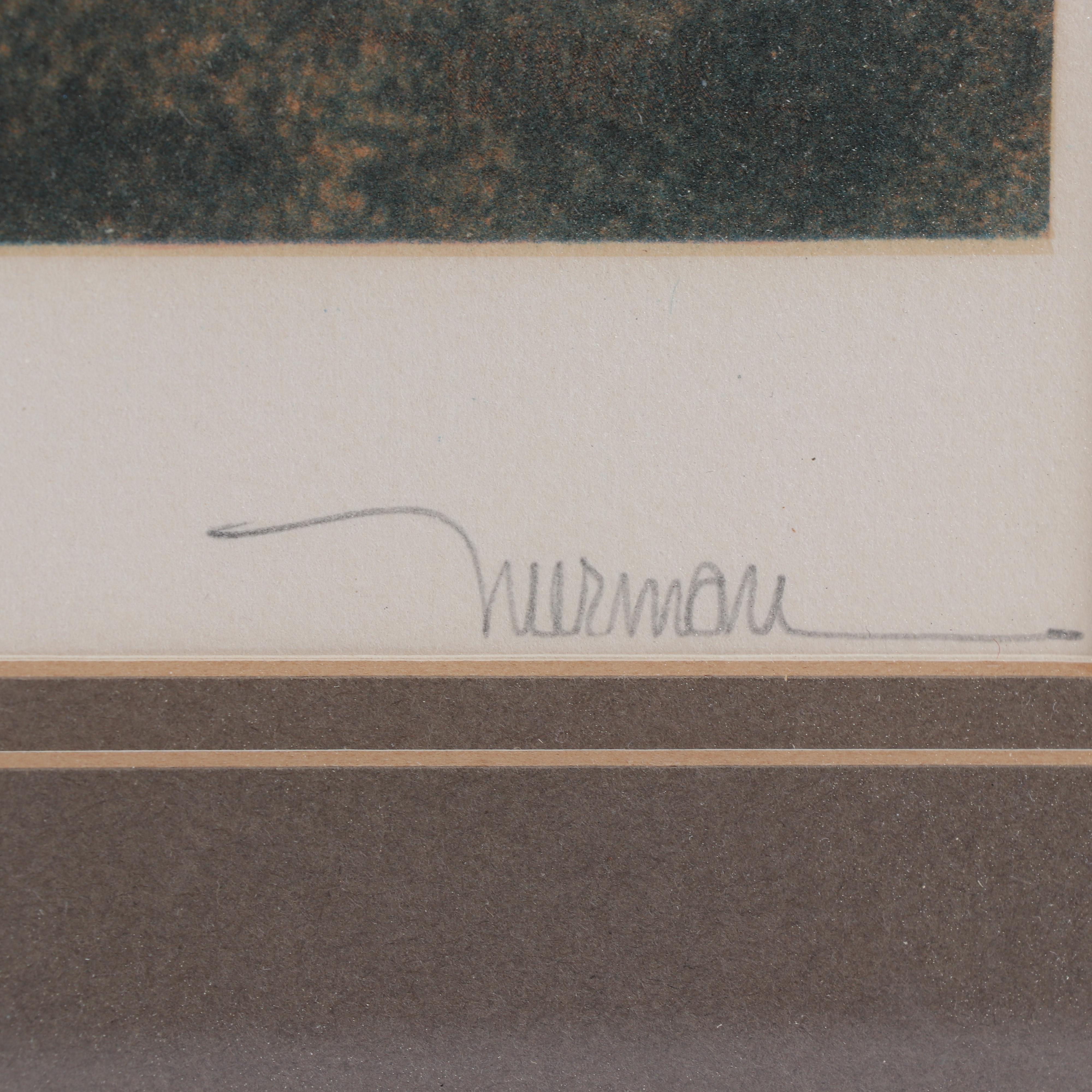 Leonard Nierman Lithograph